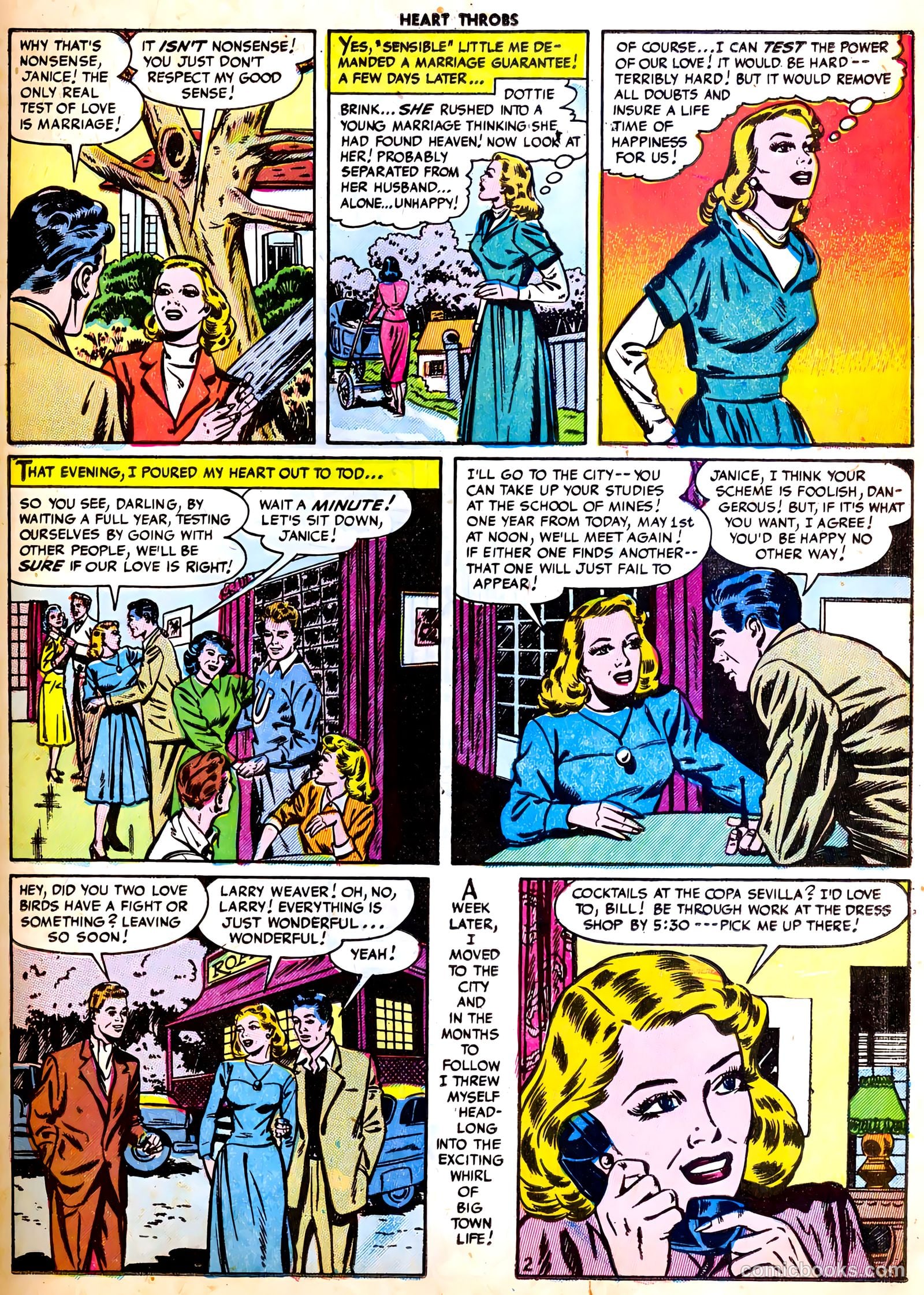 Heart Throbs #23 (1953) — page 19 of 36