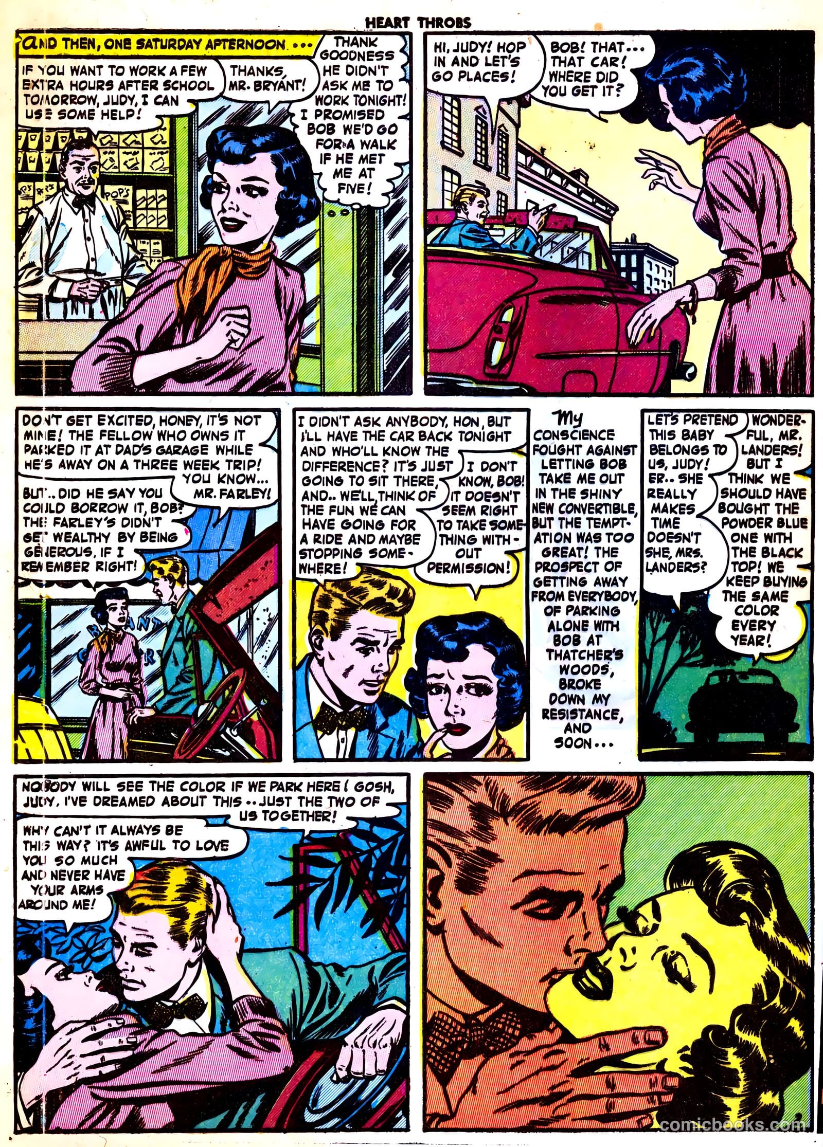 Heart Throbs #23 (1953) — page 28 of 36