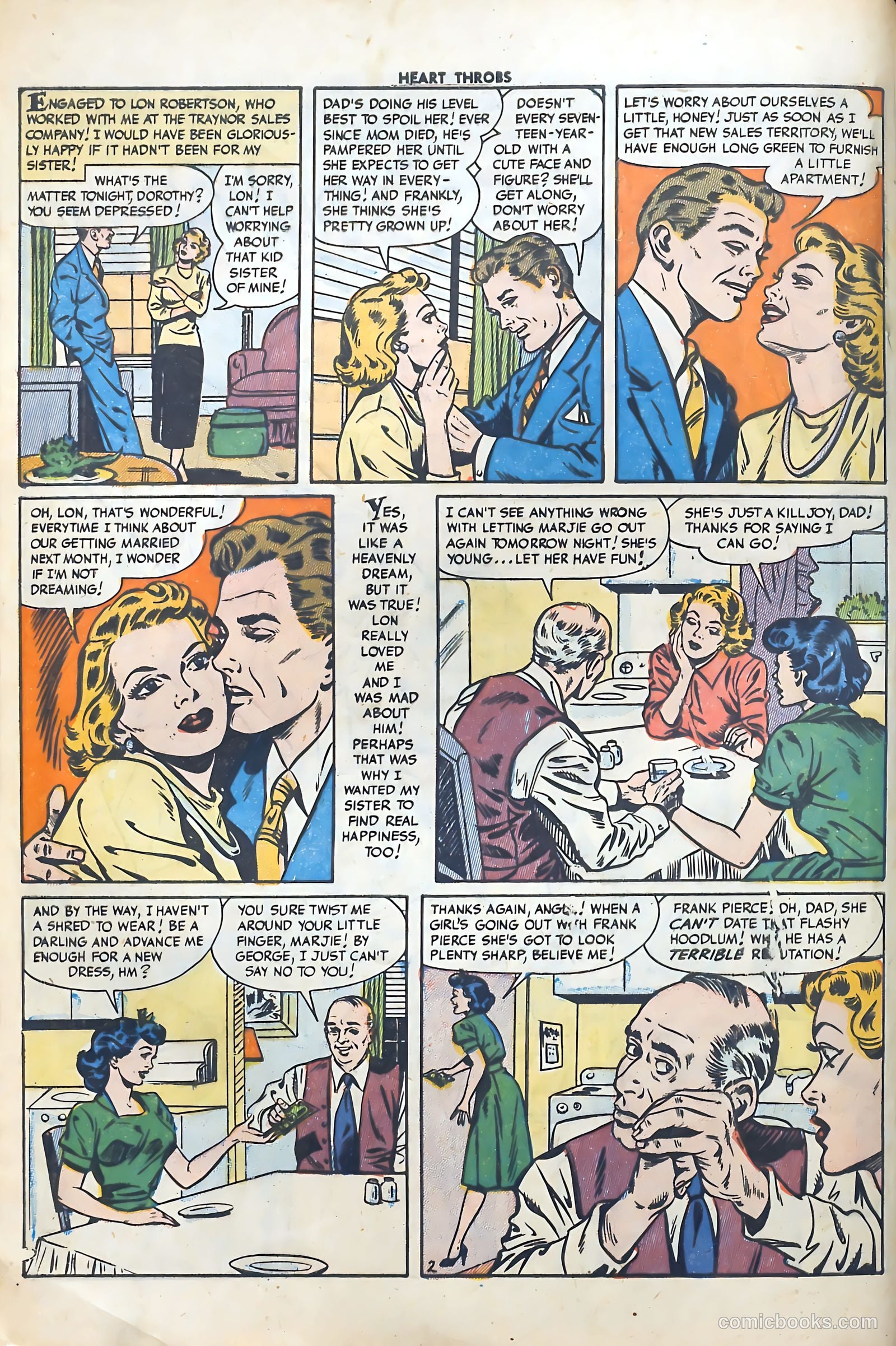 Heart Throbs #24 (1953) — page 4 of 36