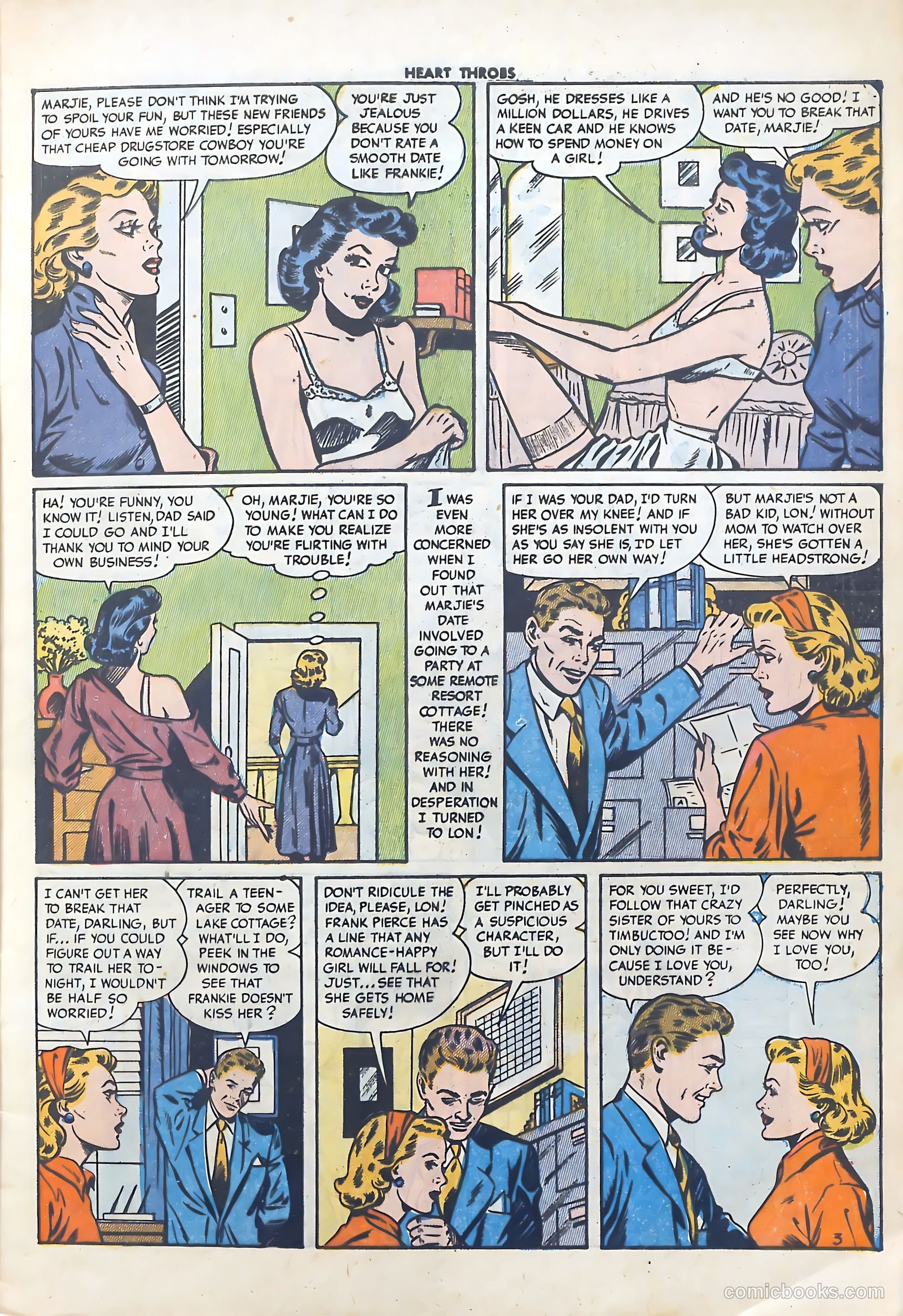 Heart Throbs #24 (1953) — page 5 of 36