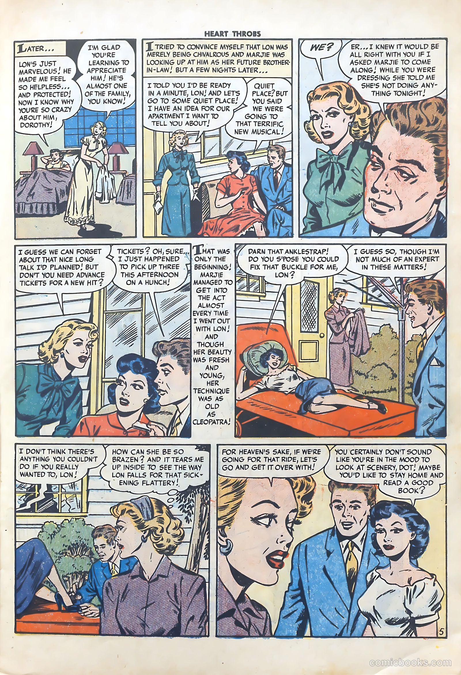 Heart Throbs #24 (1953) — page 7 of 36