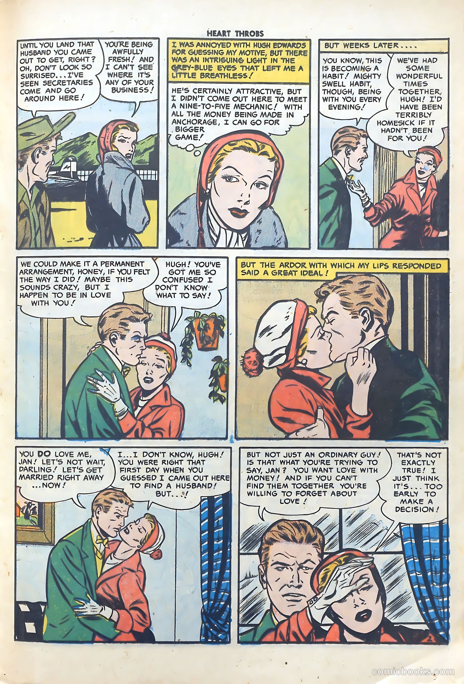 Heart Throbs #24 (1953) — page 13 of 36