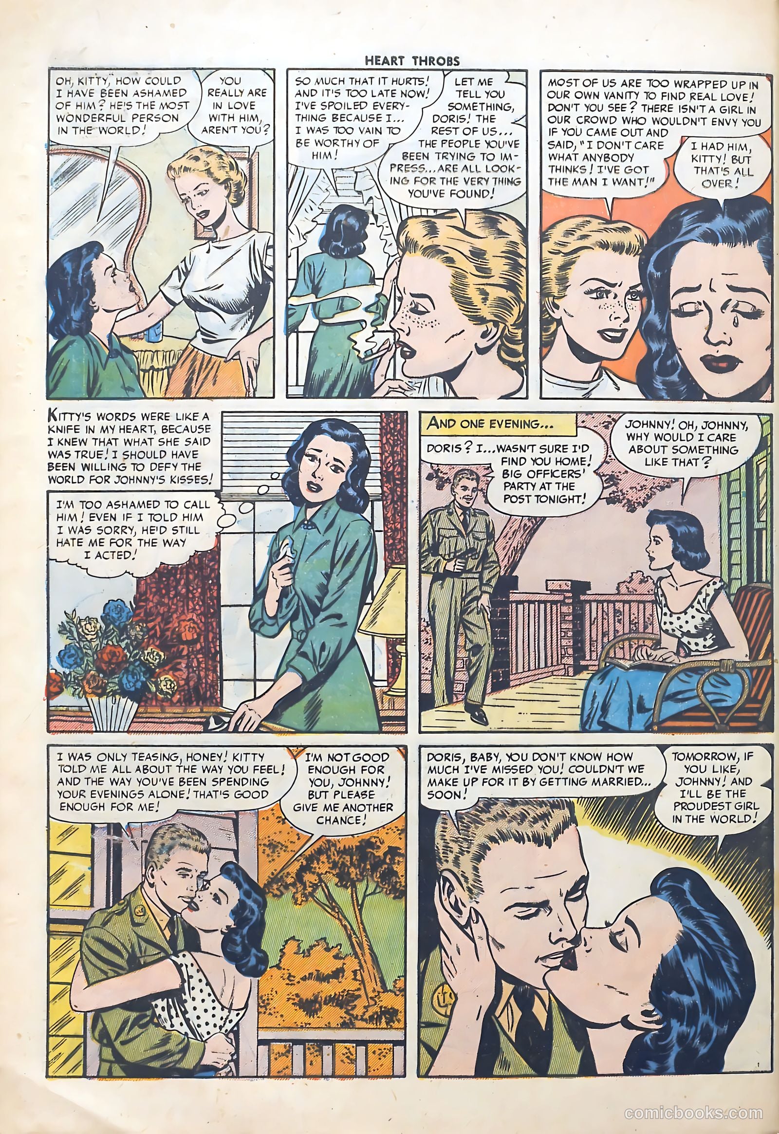 Heart Throbs #24 (1953) — page 32 of 36