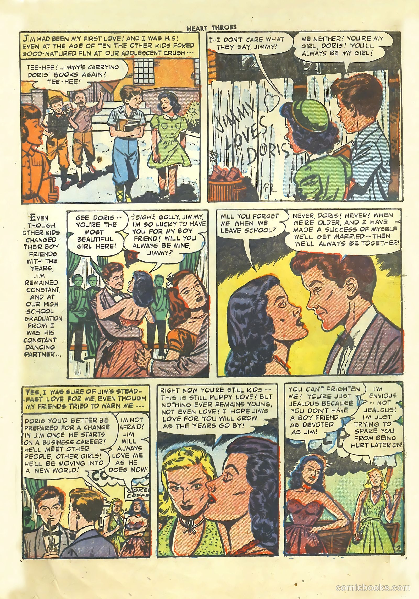 Heart Throbs #25 (1953) — page 4 of 36