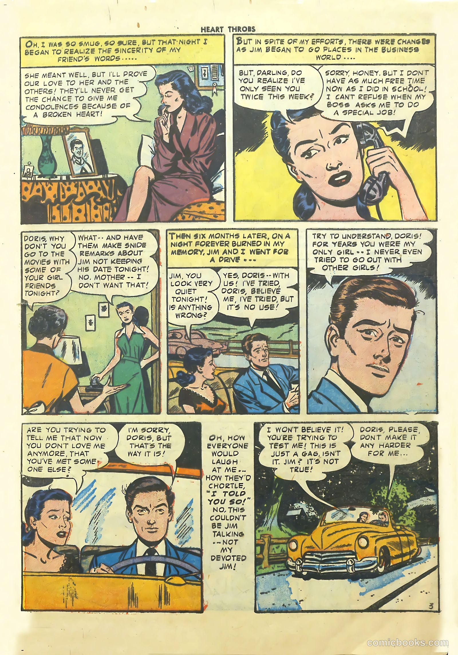 Heart Throbs #25 (1953) — page 5 of 36