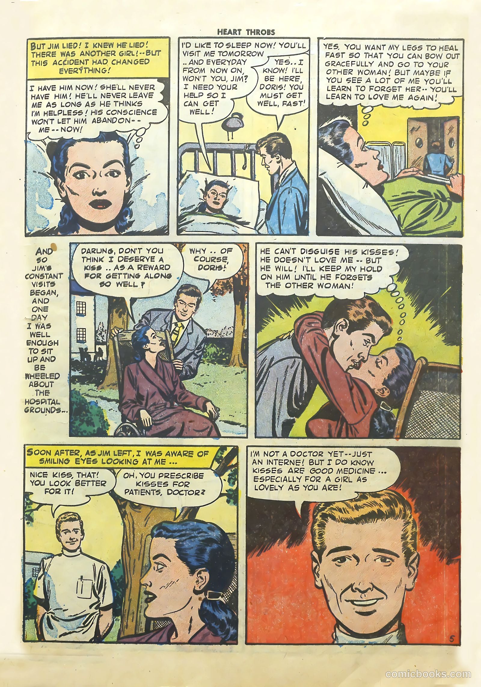 Heart Throbs #25 (1953) — page 7 of 36
