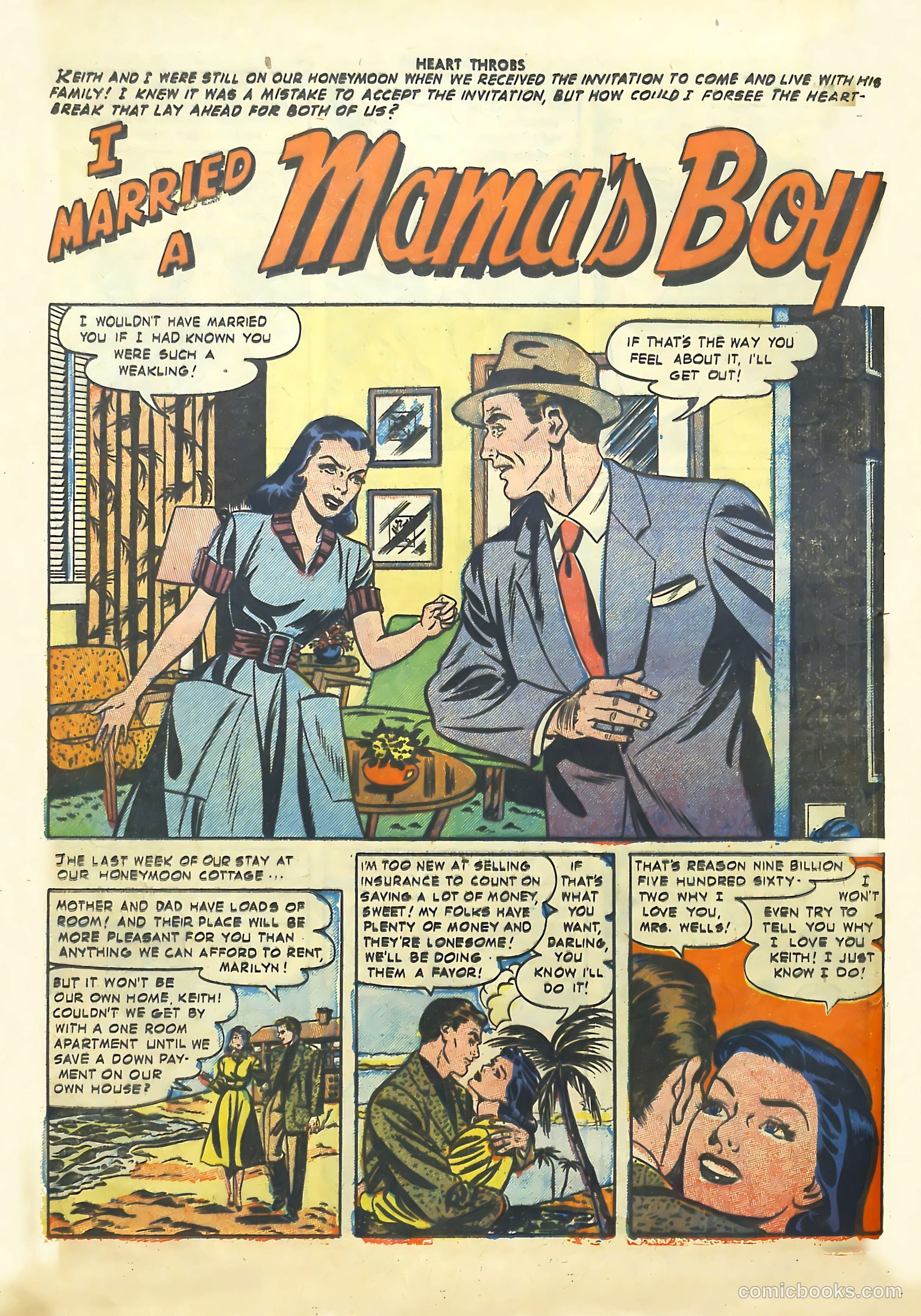Heart Throbs #25 (1953) — page 12 of 36