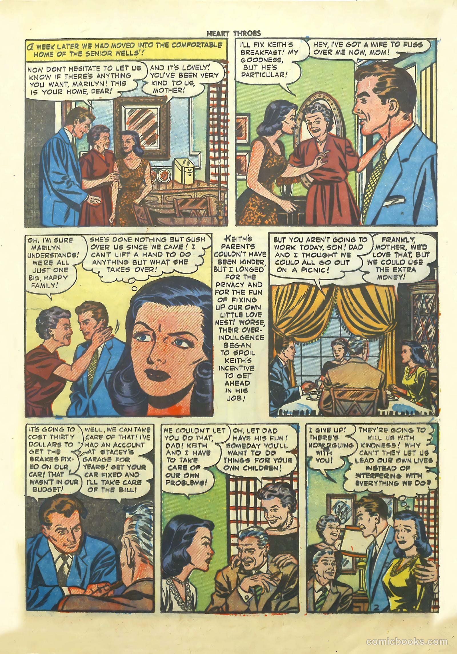 Heart Throbs #25 (1953) — page 13 of 36