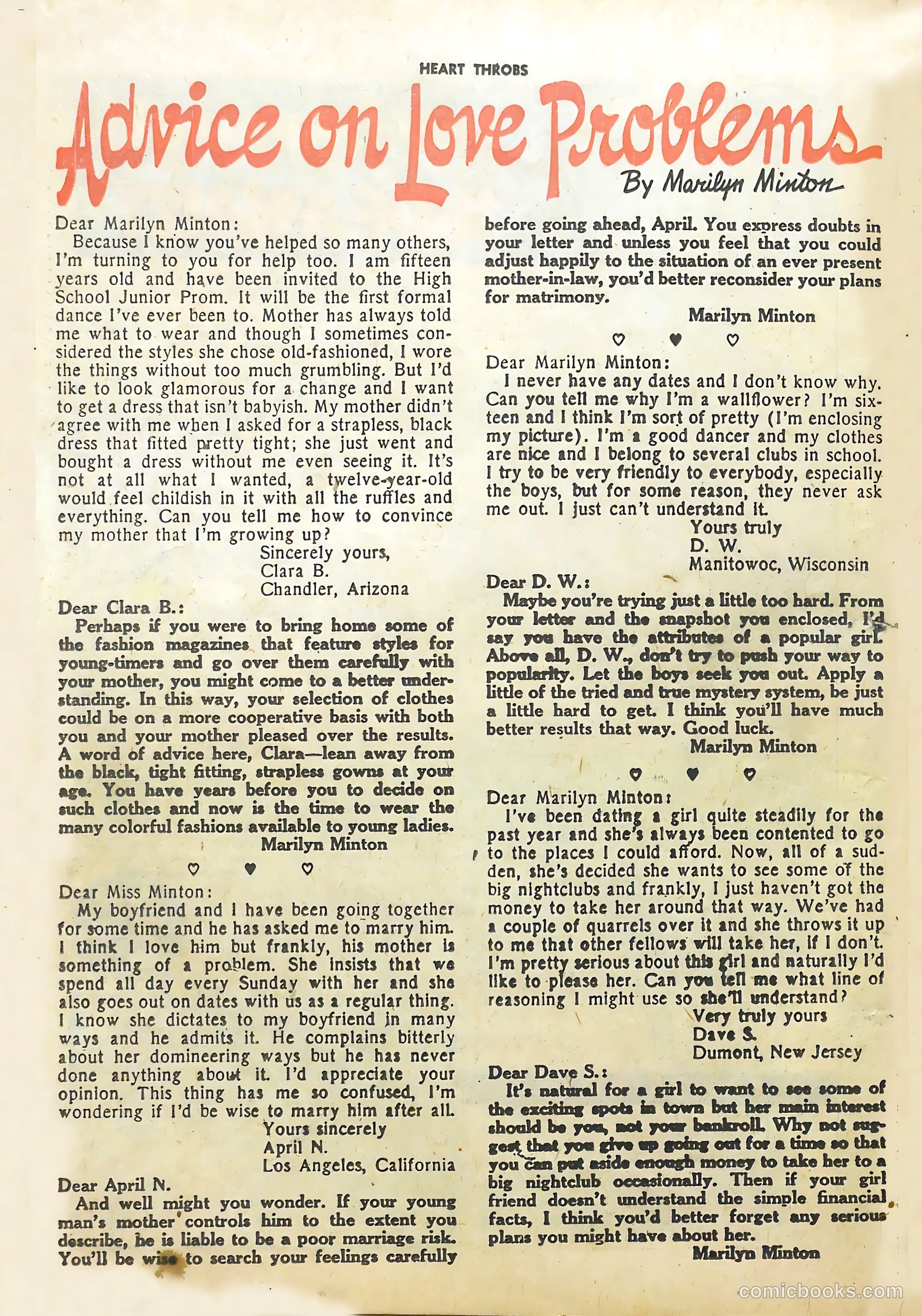 Heart Throbs #25 (1953) — page 26 of 36