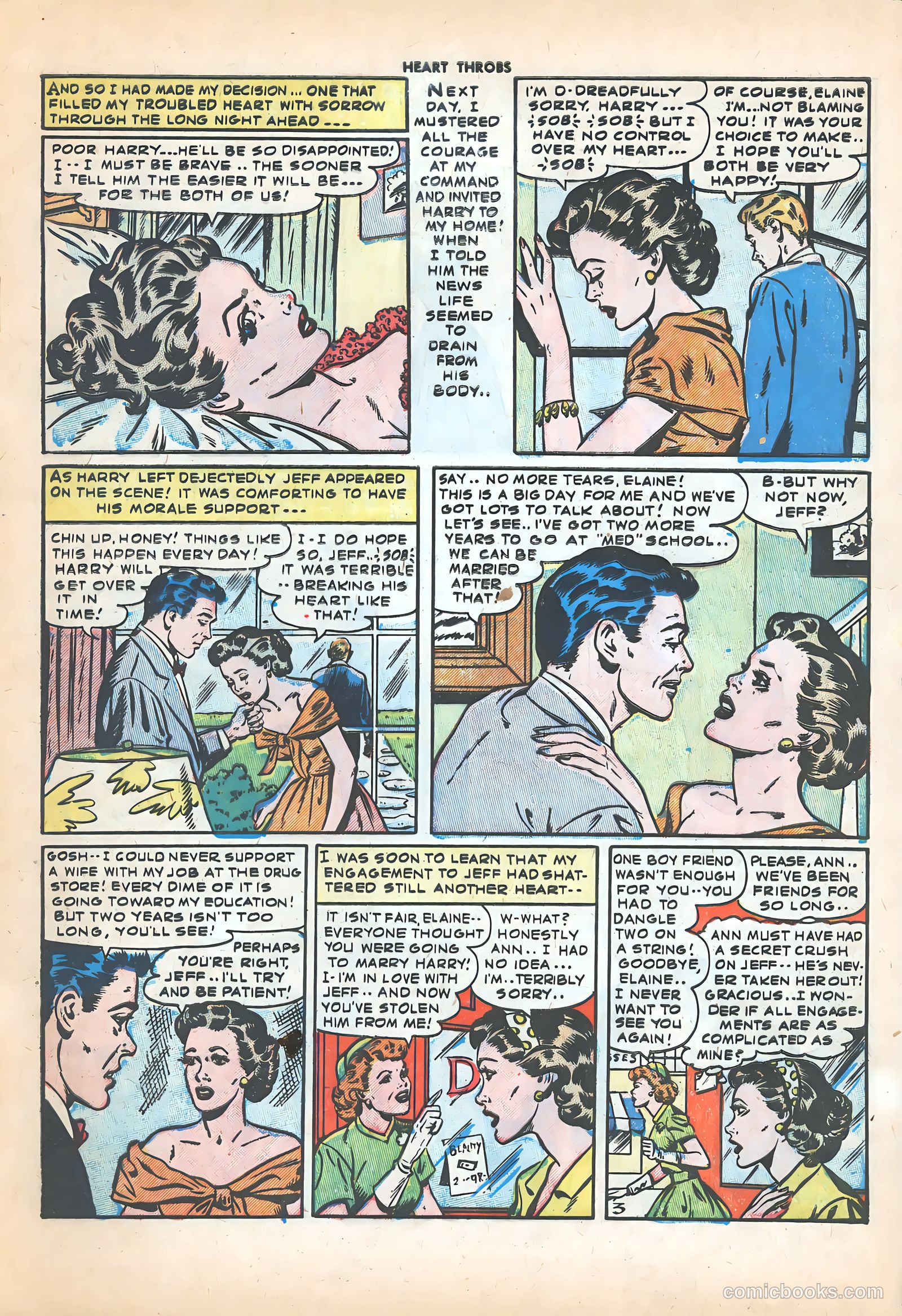 Heart Throbs #26 (1954) — page 5 of 36