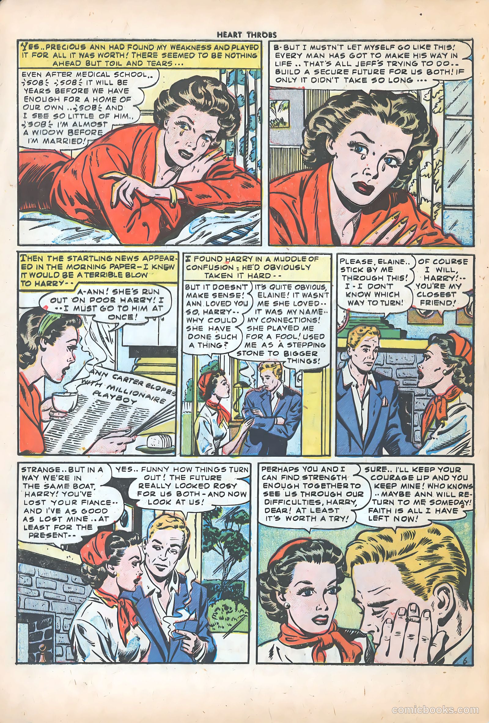 Heart Throbs #26 (1954) — page 8 of 36