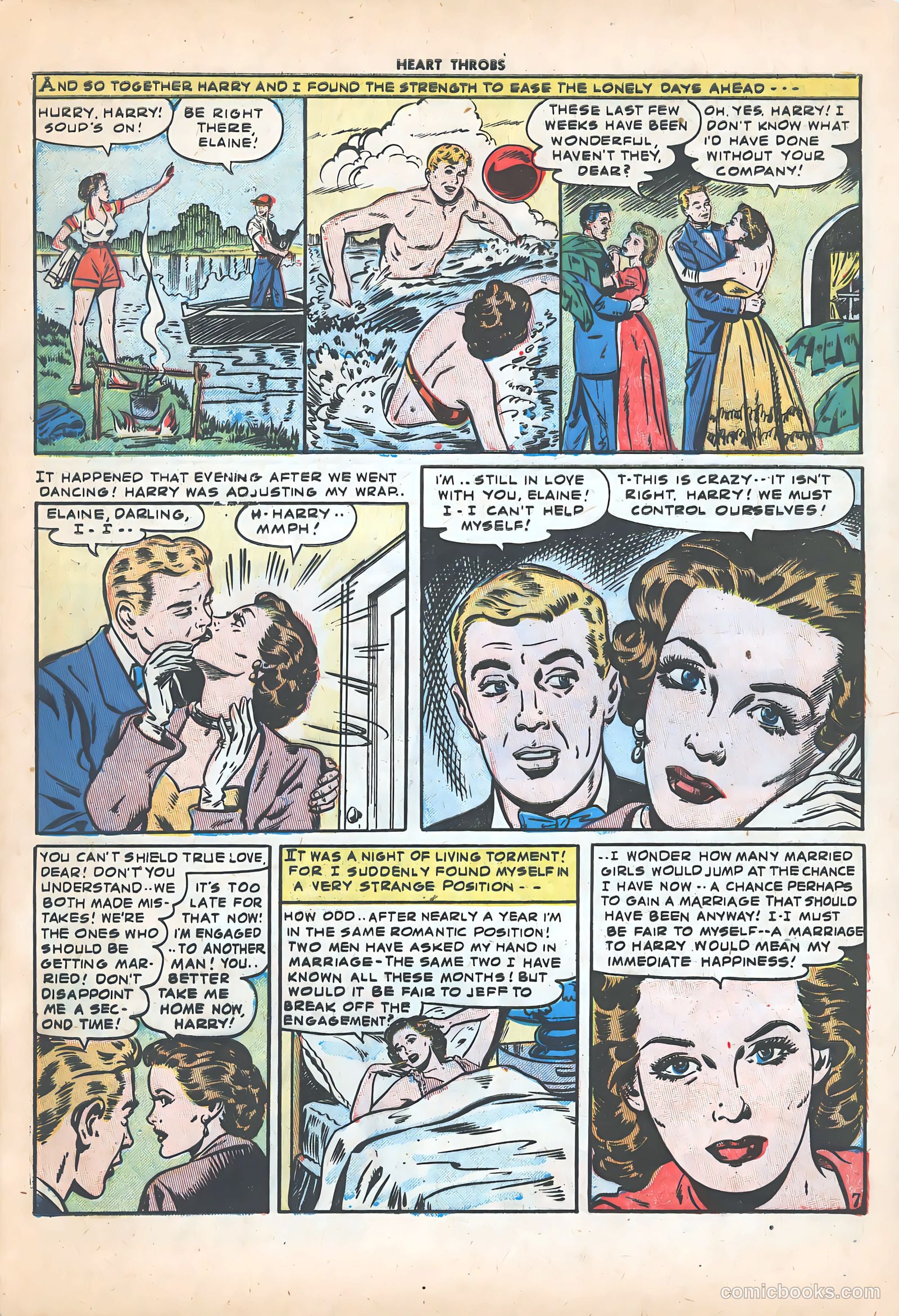 Heart Throbs #26 (1954) — page 9 of 36