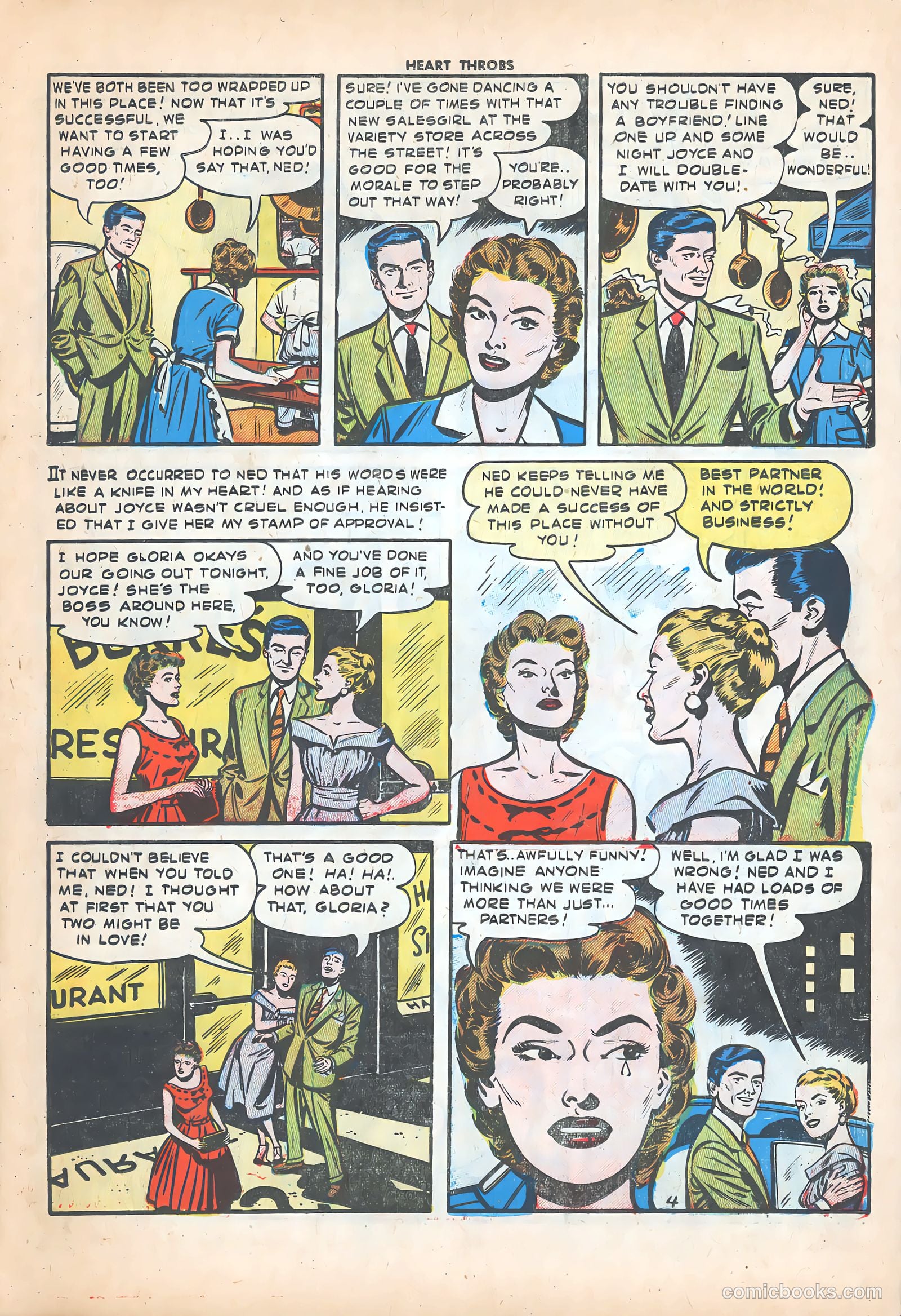 Heart Throbs #26 (1954) — page 15 of 36