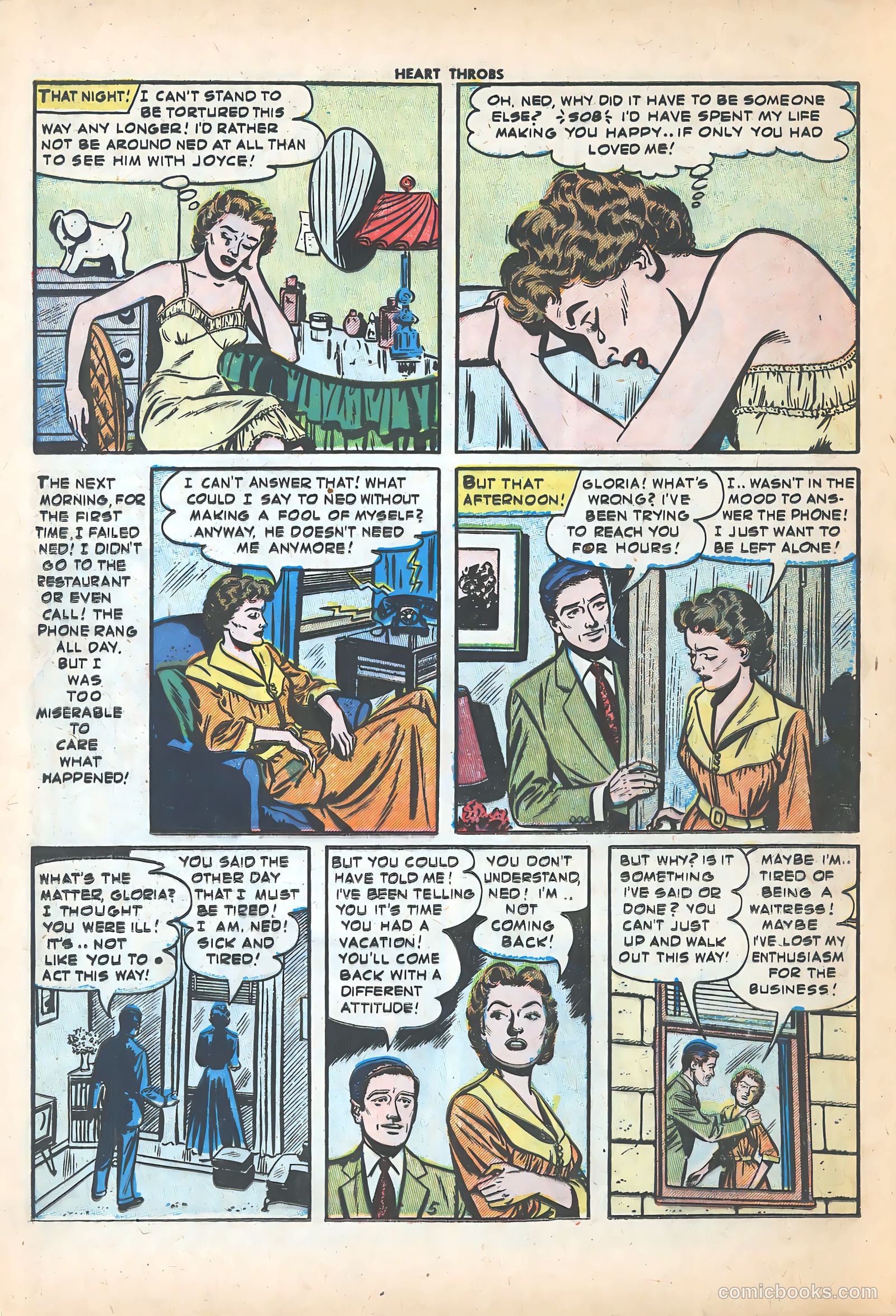 Heart Throbs #26 (1954) — page 16 of 36