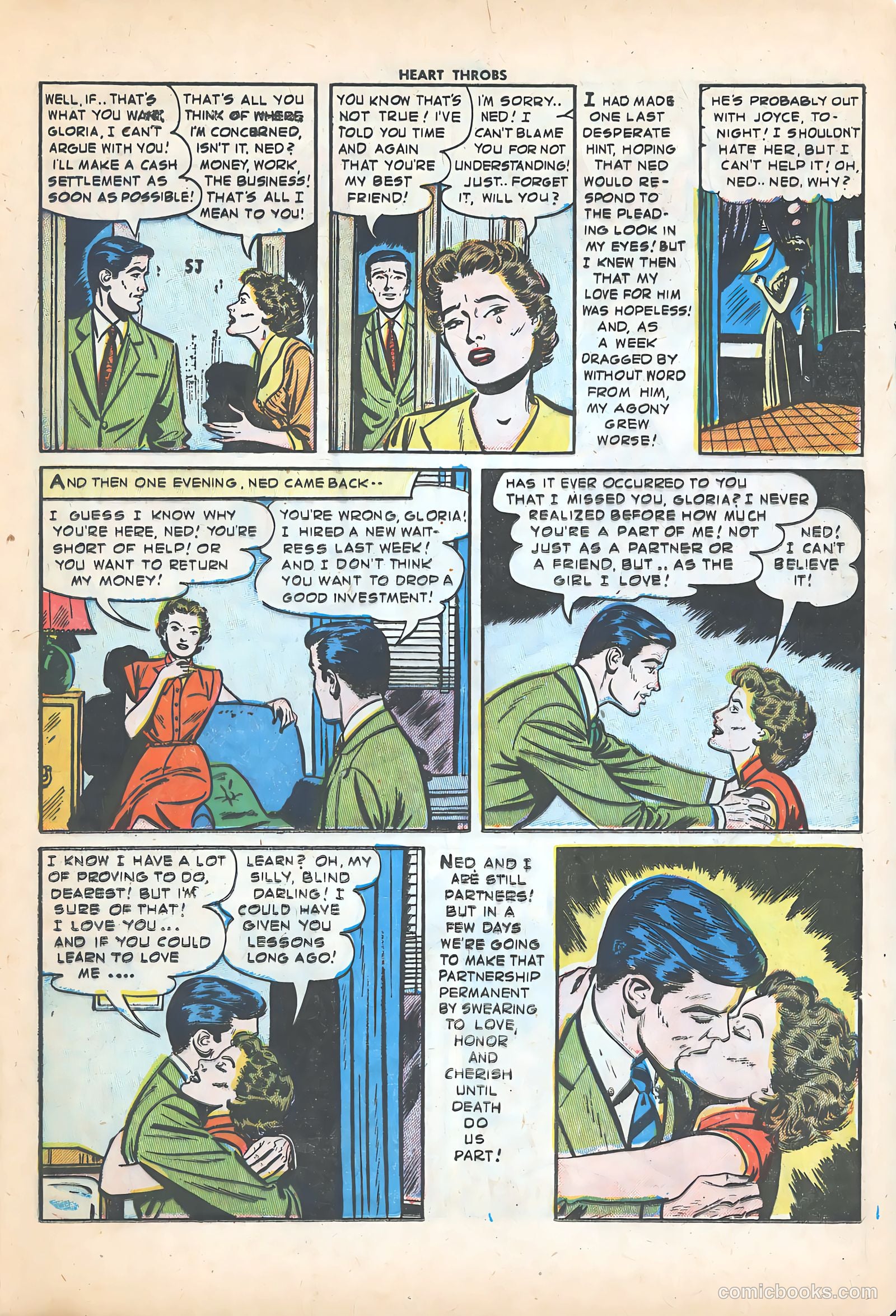 Heart Throbs #26 (1954) — page 17 of 36
