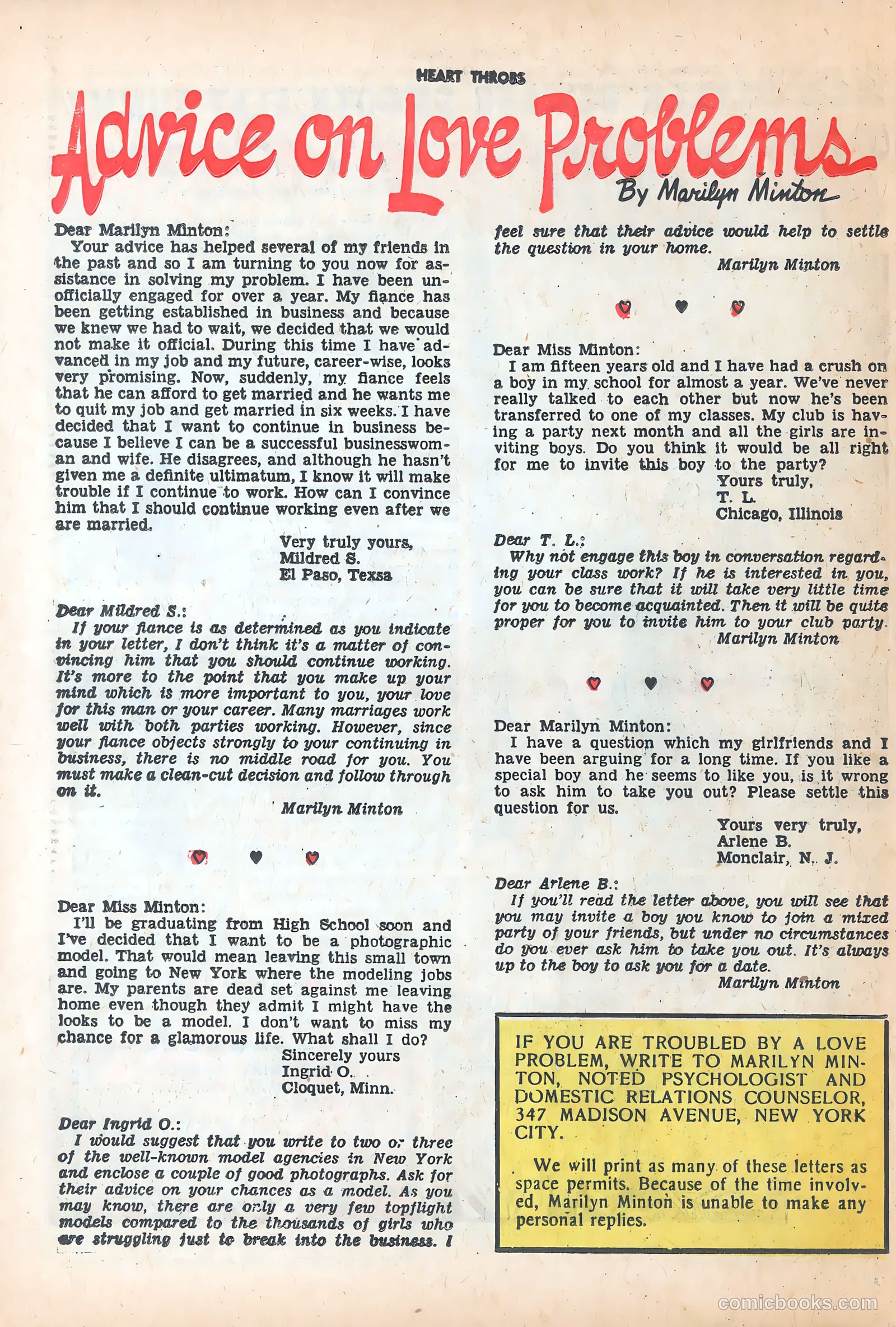 Heart Throbs #26 (1954) — page 26 of 36