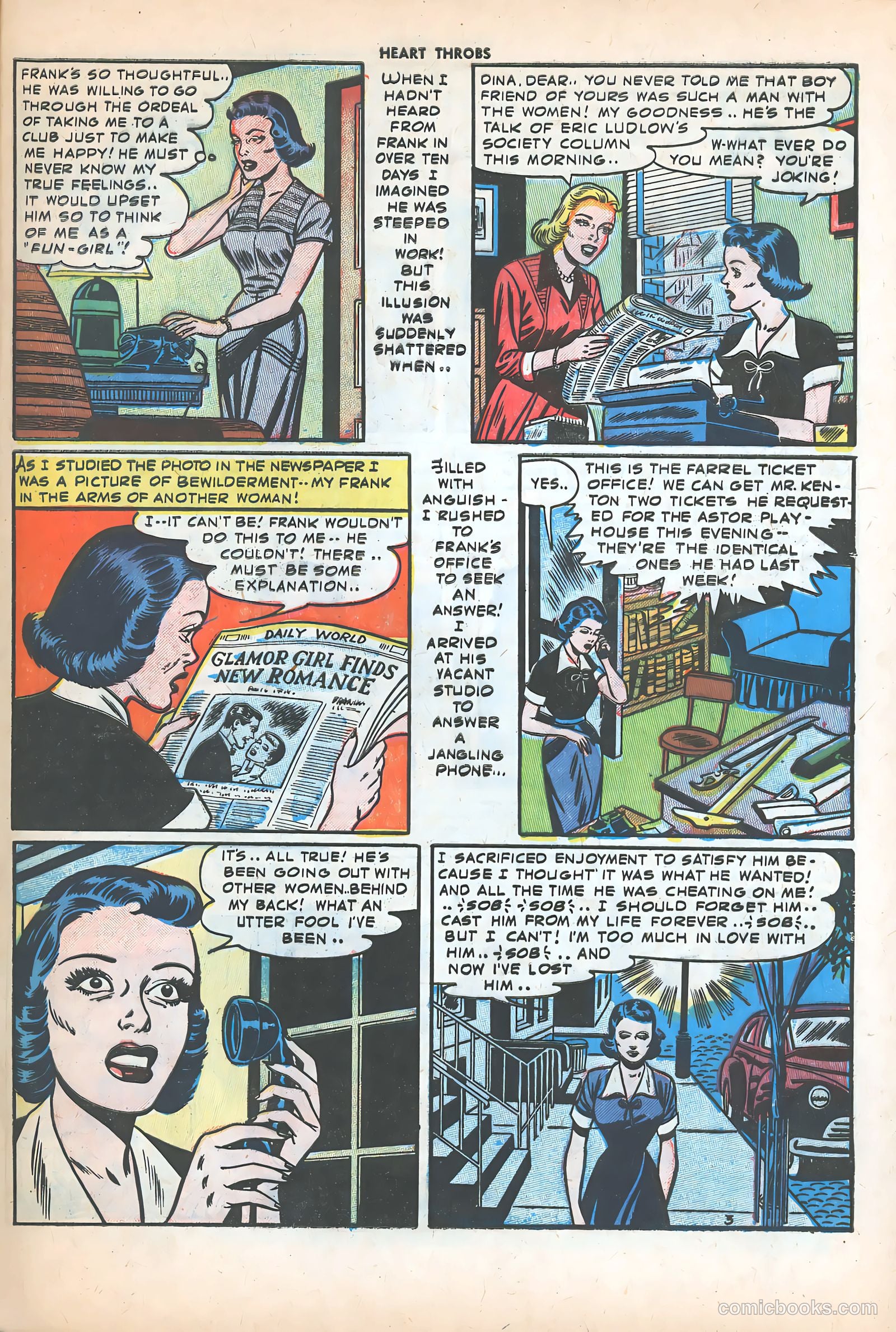 Heart Throbs #26 (1954) — page 29 of 36