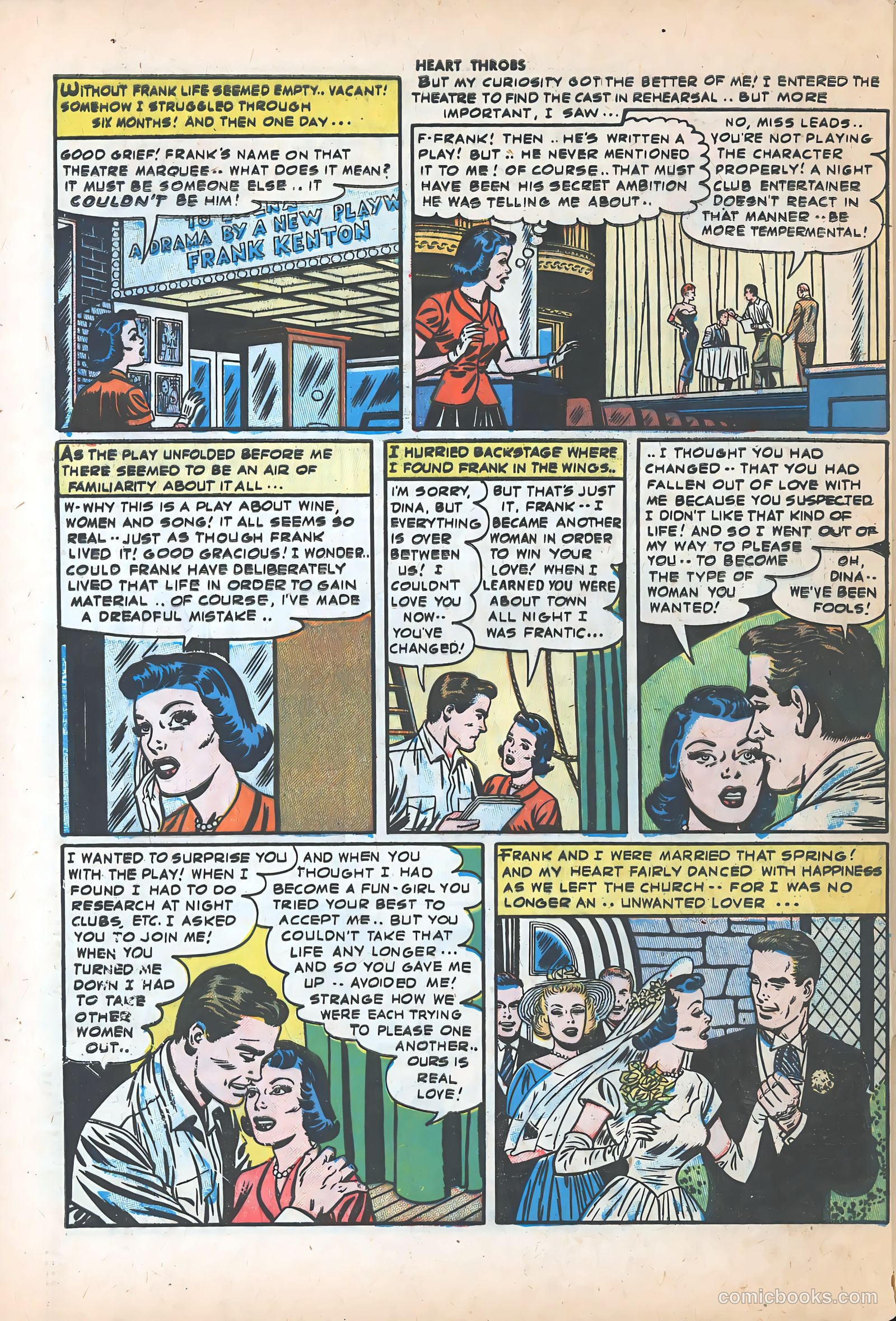 Heart Throbs #26 (1954) — page 32 of 36