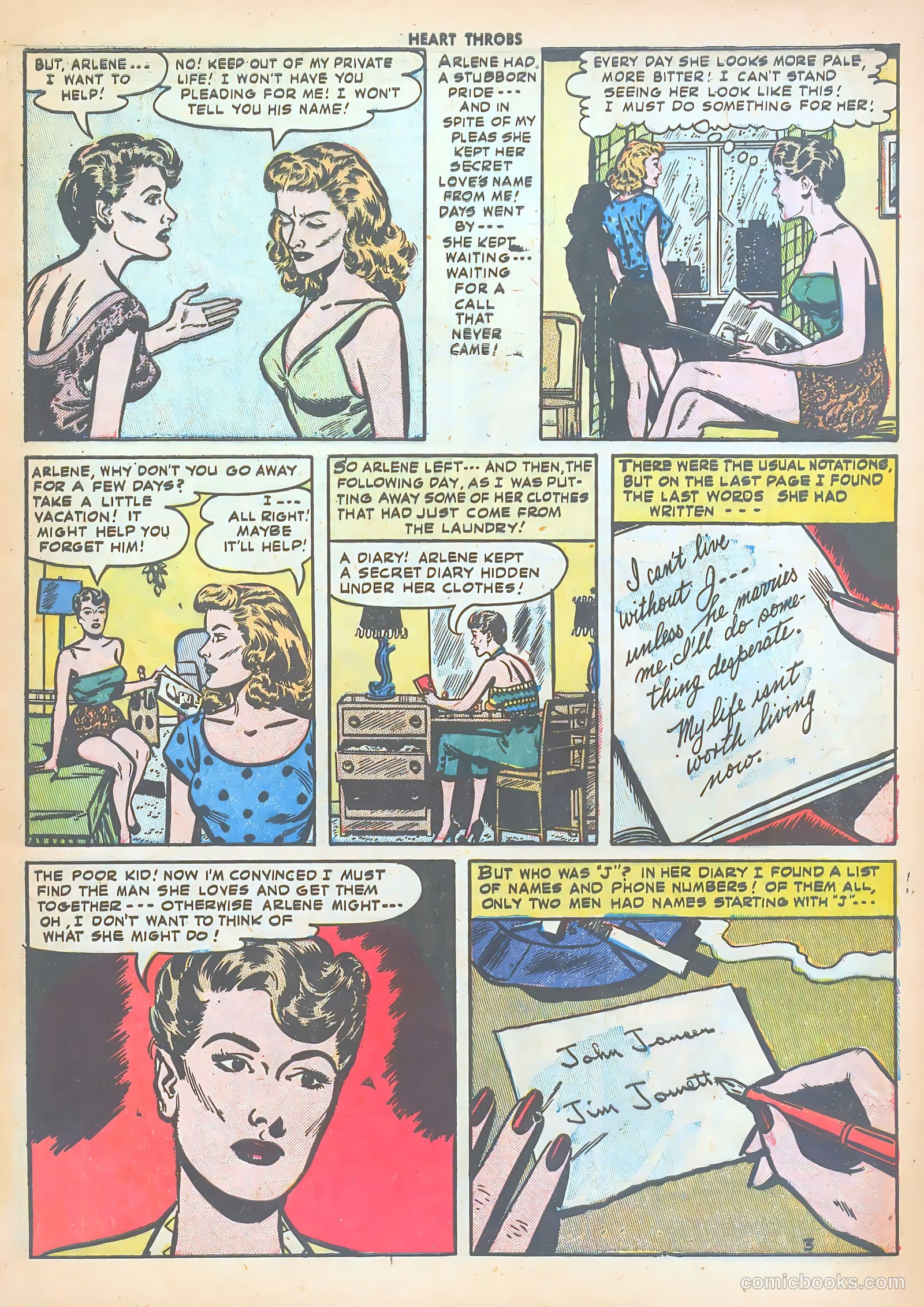 Heart Throbs #27 (1954) — page 5 of 37