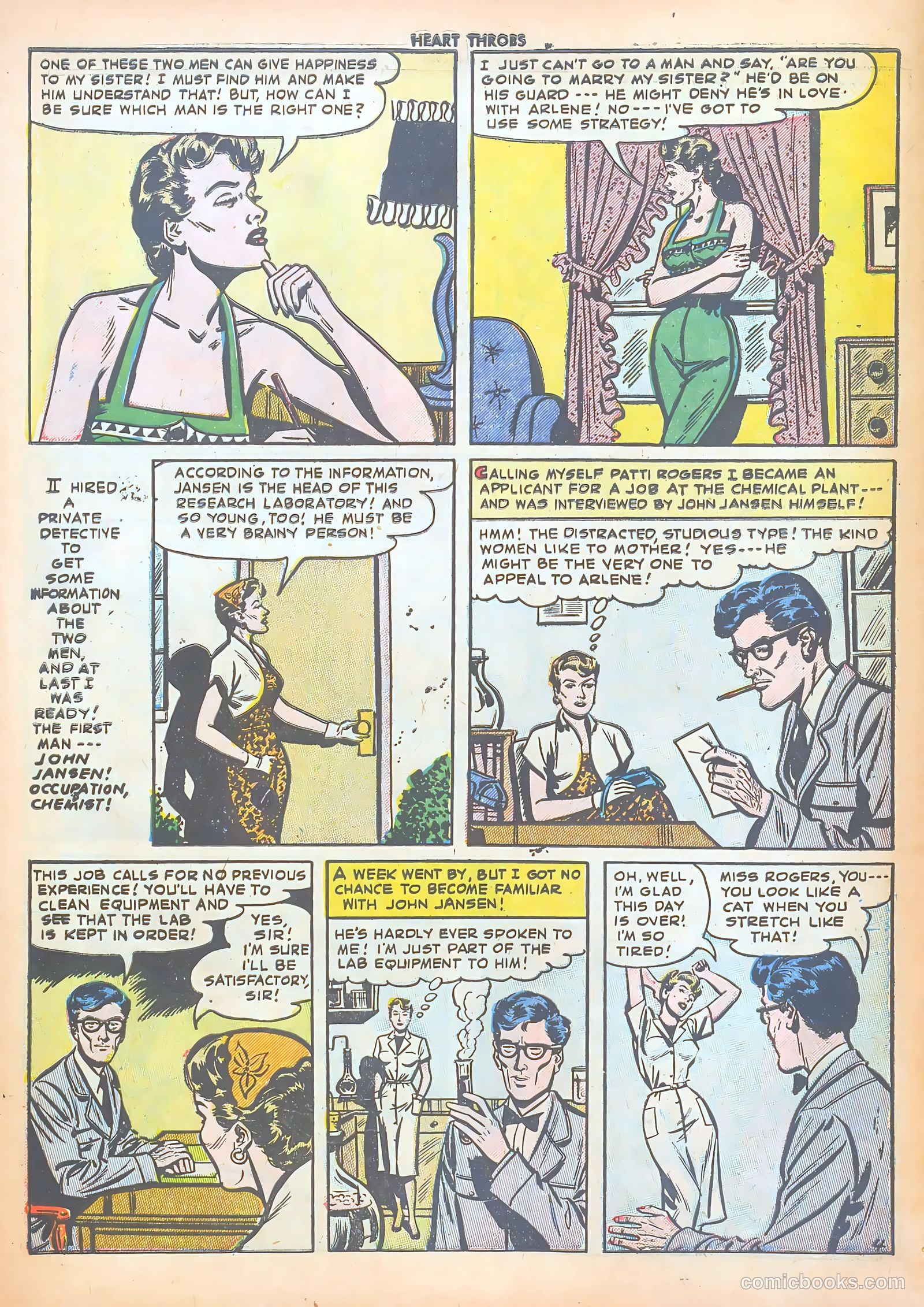 Heart Throbs #27 (1954) — page 6 of 37