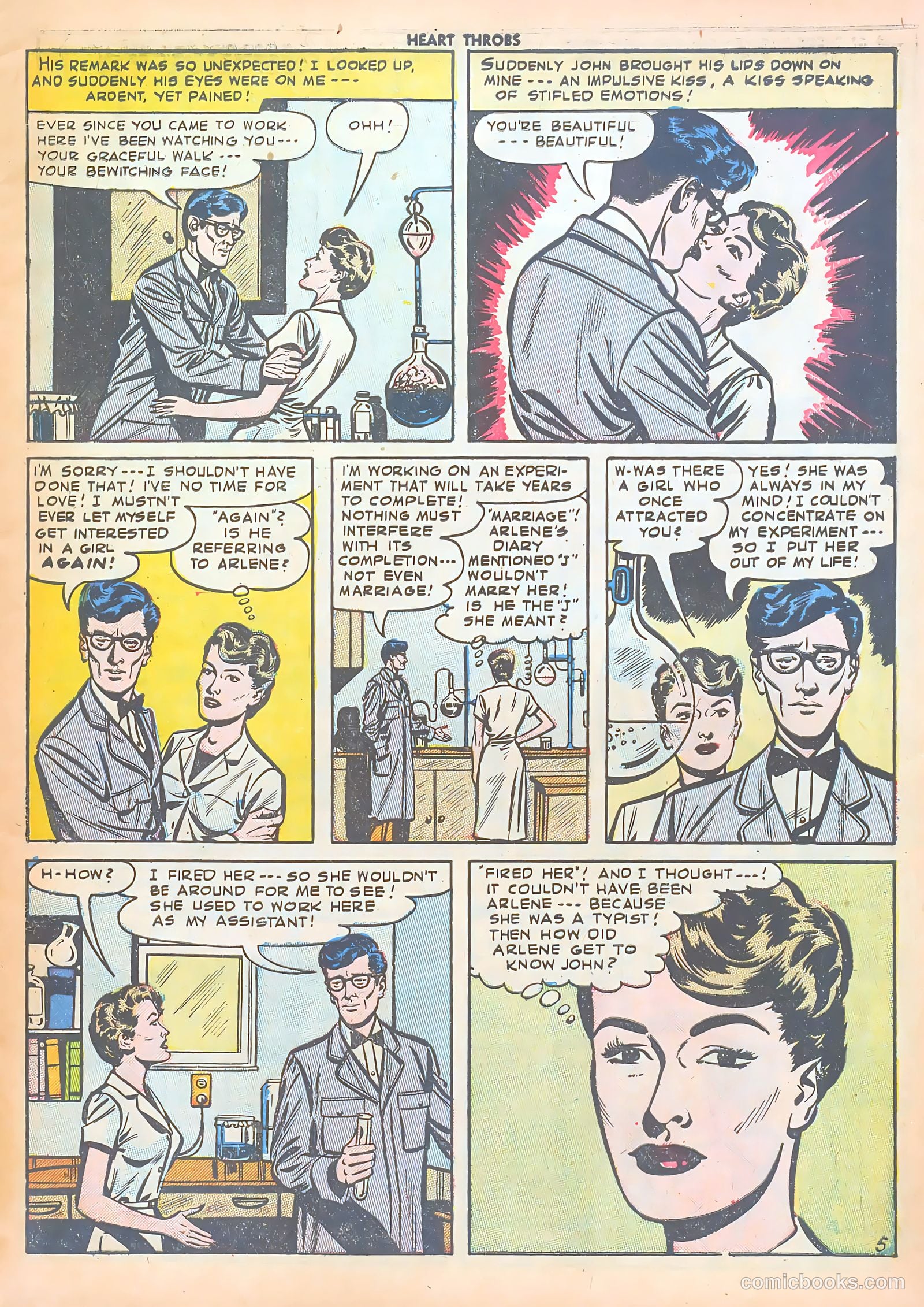 Heart Throbs #27 (1954) — page 7 of 37