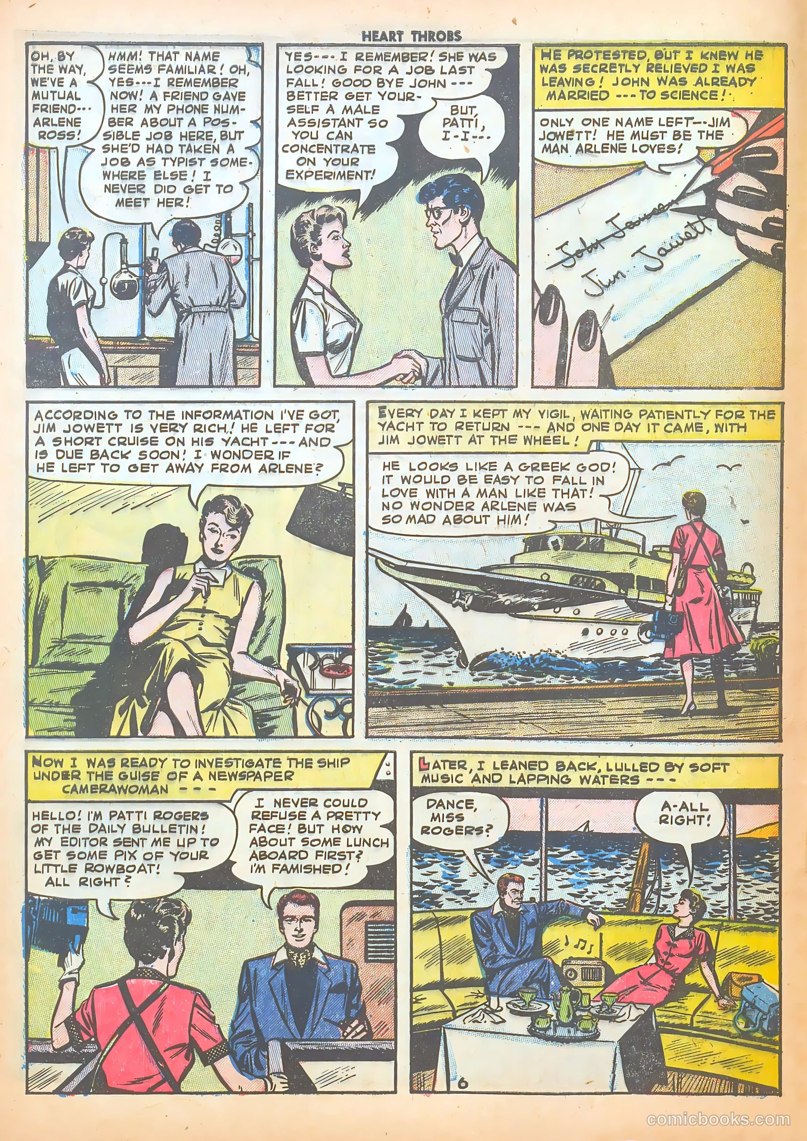 Heart Throbs #27 (1954) — page 8 of 37