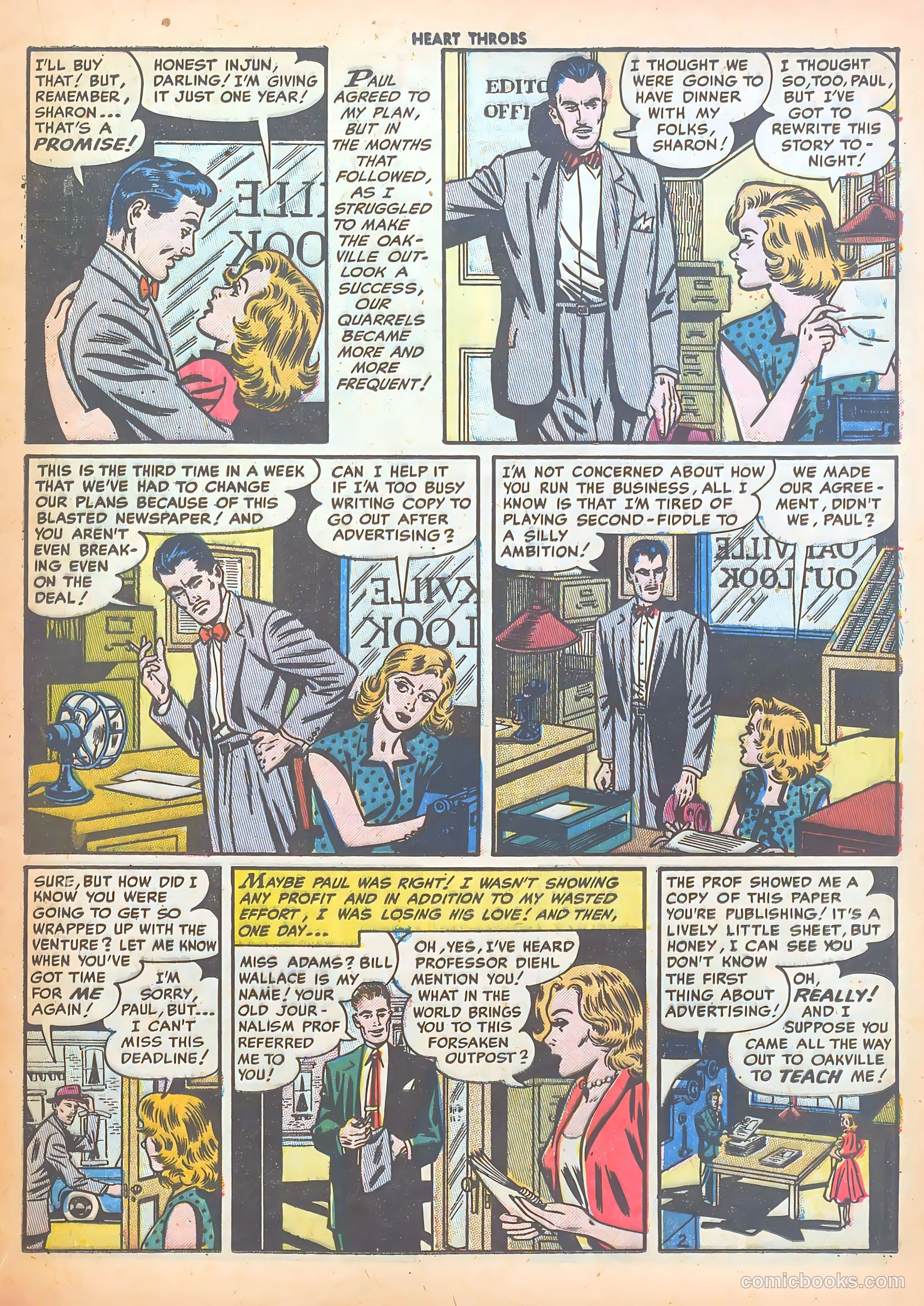 Heart Throbs #27 (1954) — page 13 of 37