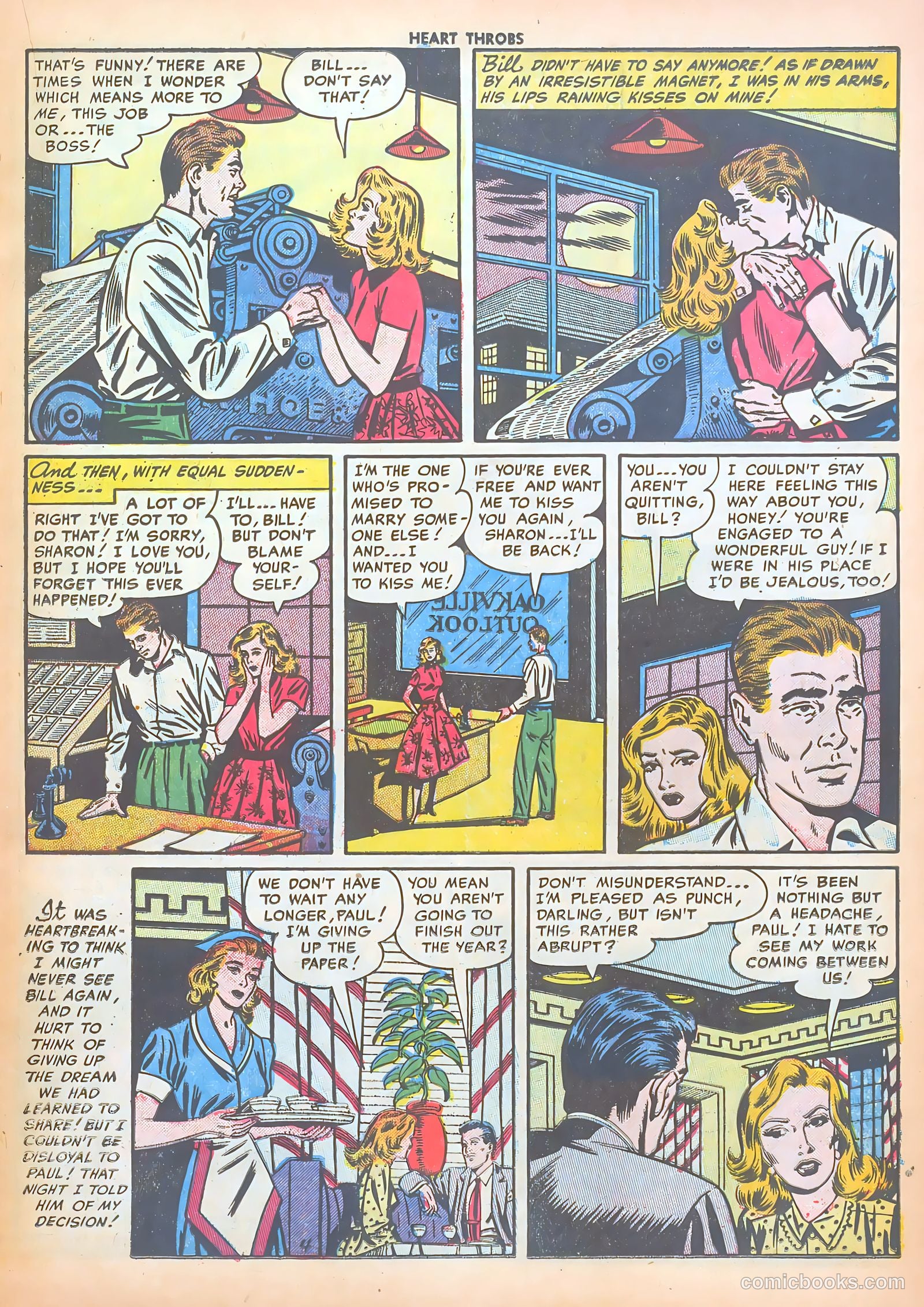 Heart Throbs #27 (1954) — page 15 of 37