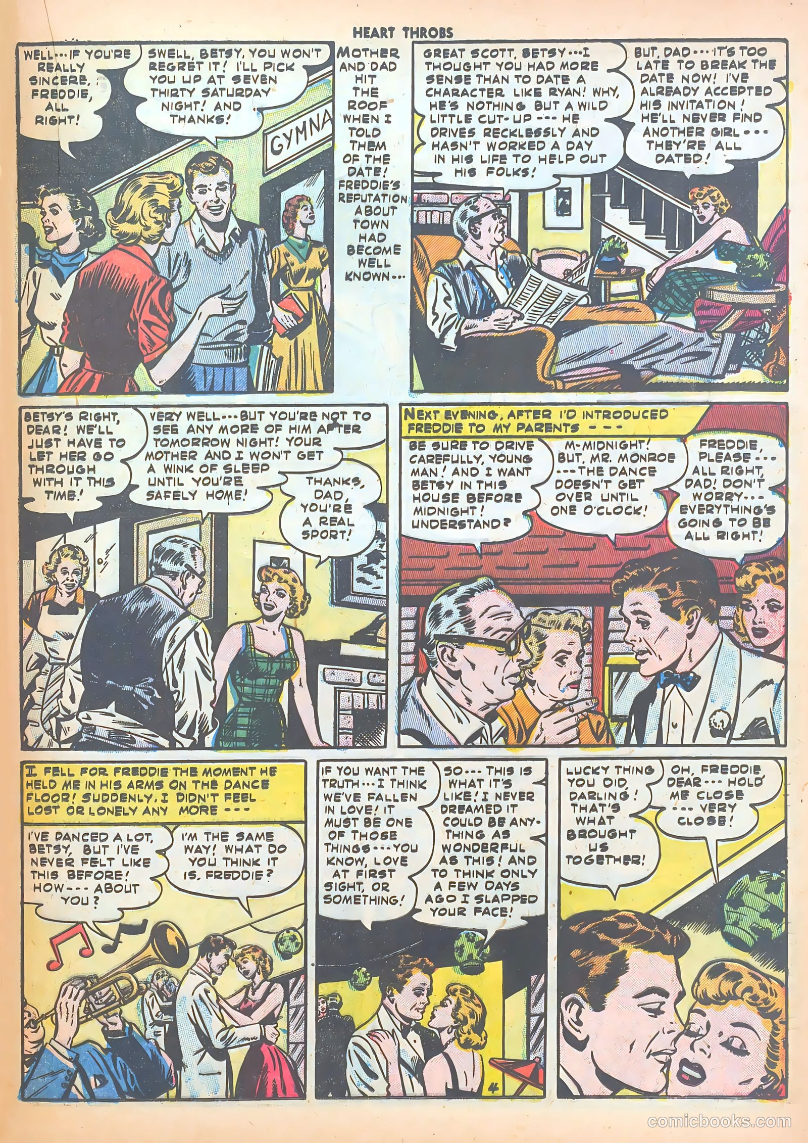 Heart Throbs #27 (1954) — page 21 of 37