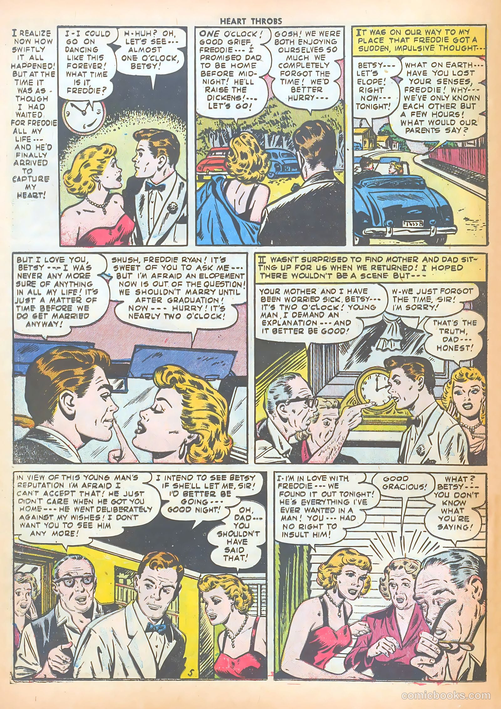 Heart Throbs #27 (1954) — page 22 of 37