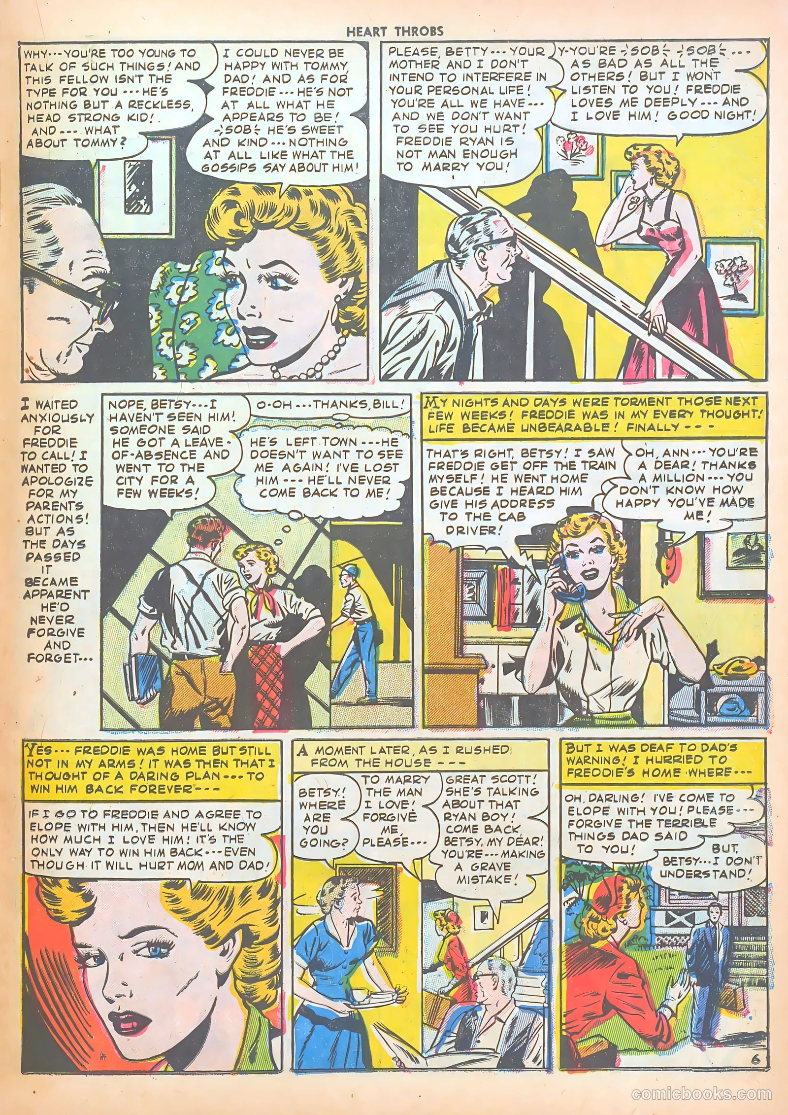 Heart Throbs #27 (1954) — page 23 of 37