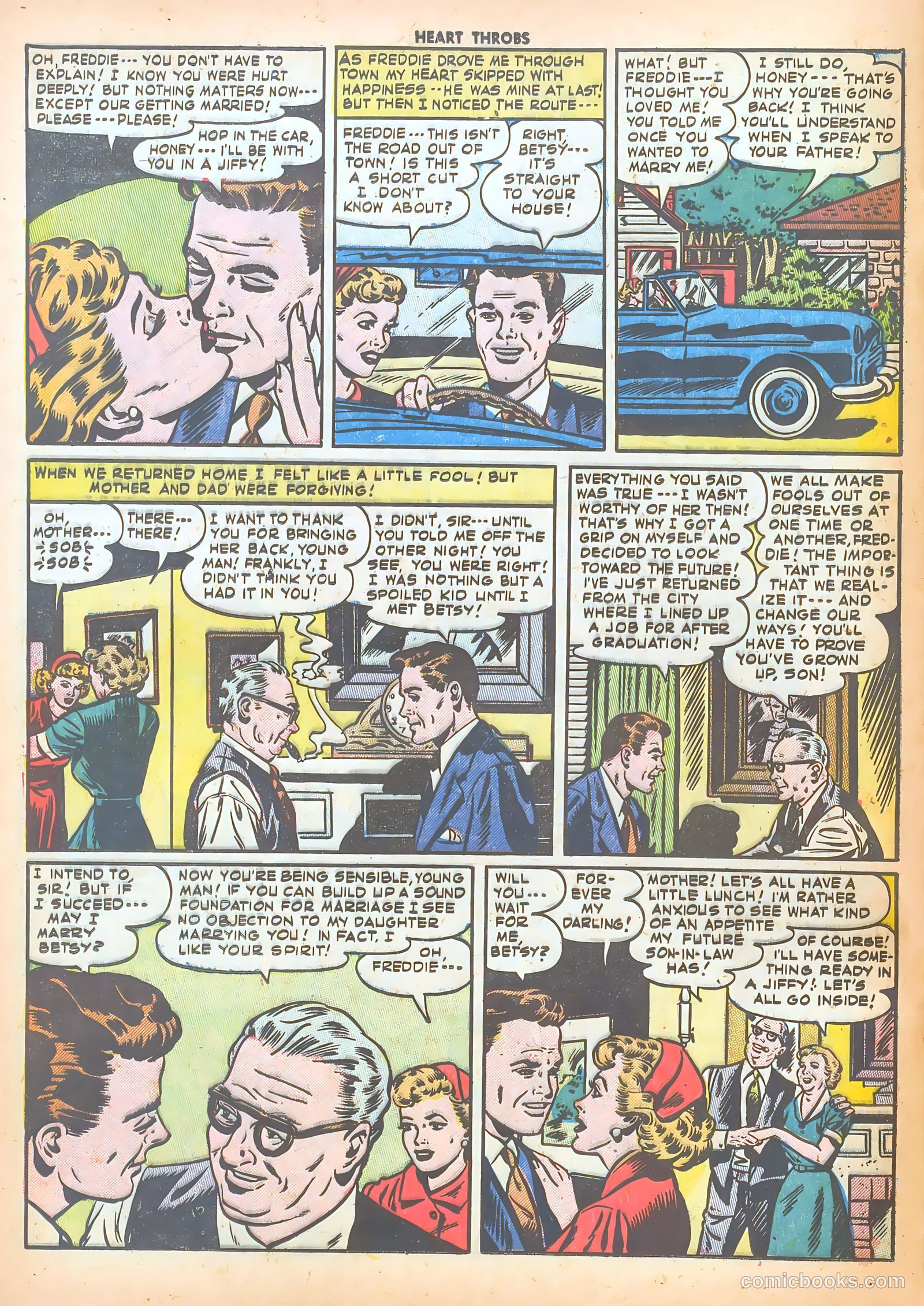 Heart Throbs #27 (1954) — page 24 of 37