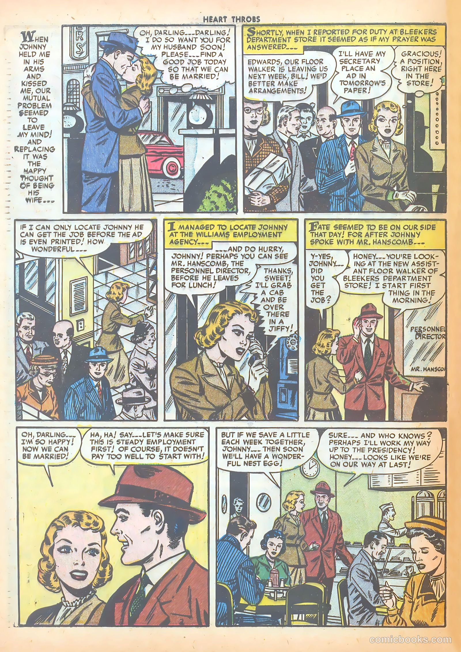 Heart Throbs #27 (1954) — page 28 of 37
