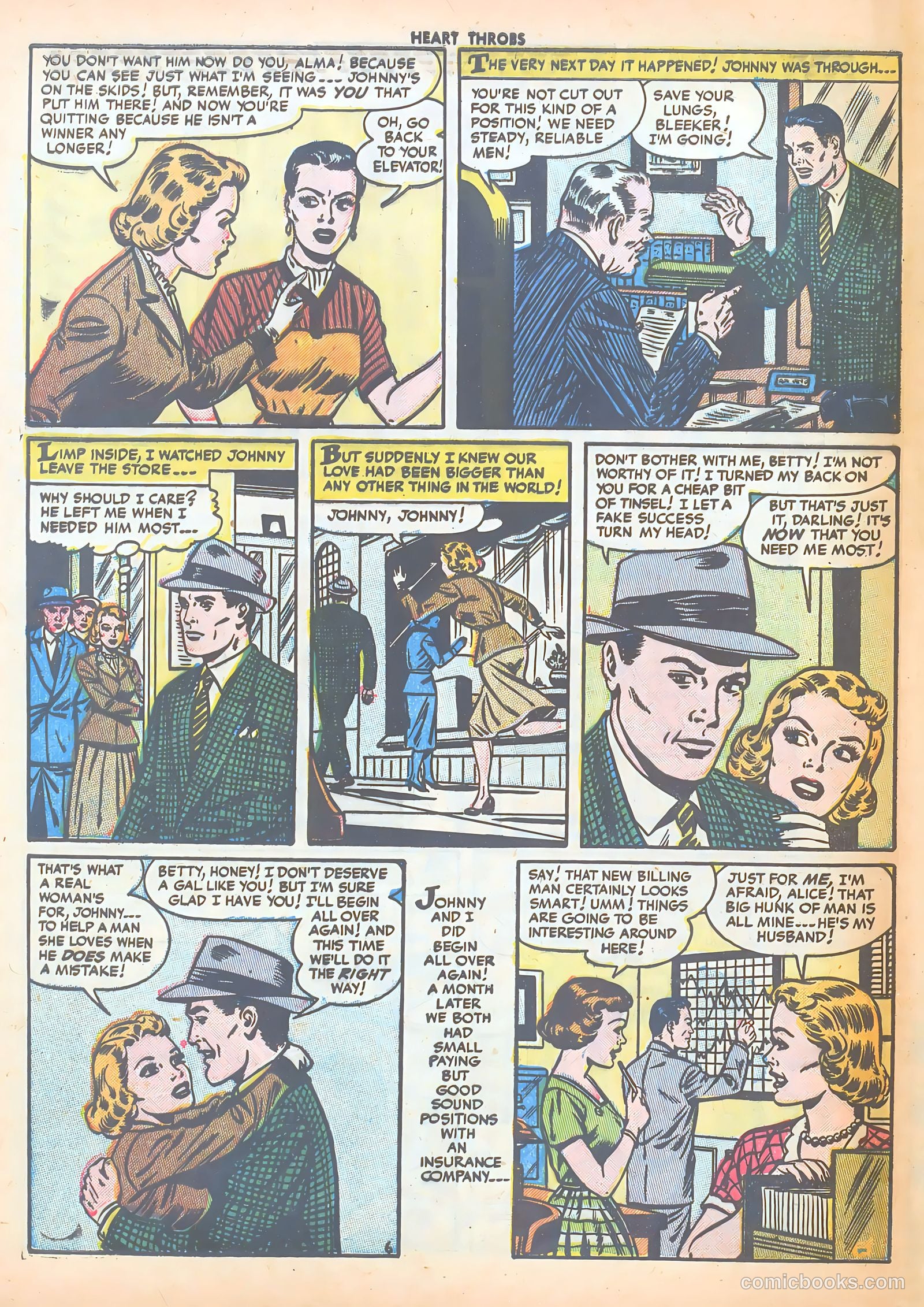 Heart Throbs #27 (1954) — page 32 of 37