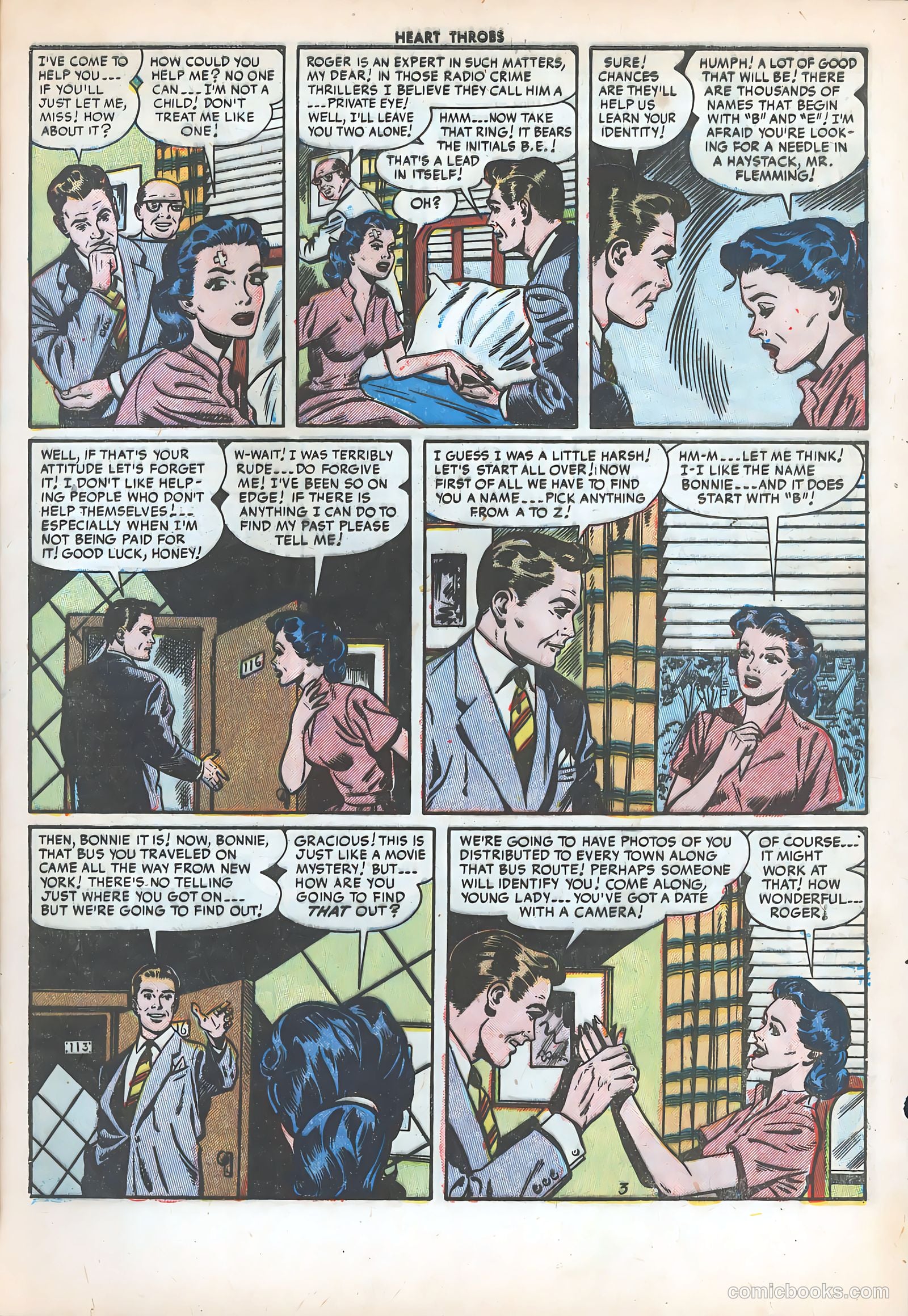 Heart Throbs #28 (1954) — page 5 of 37