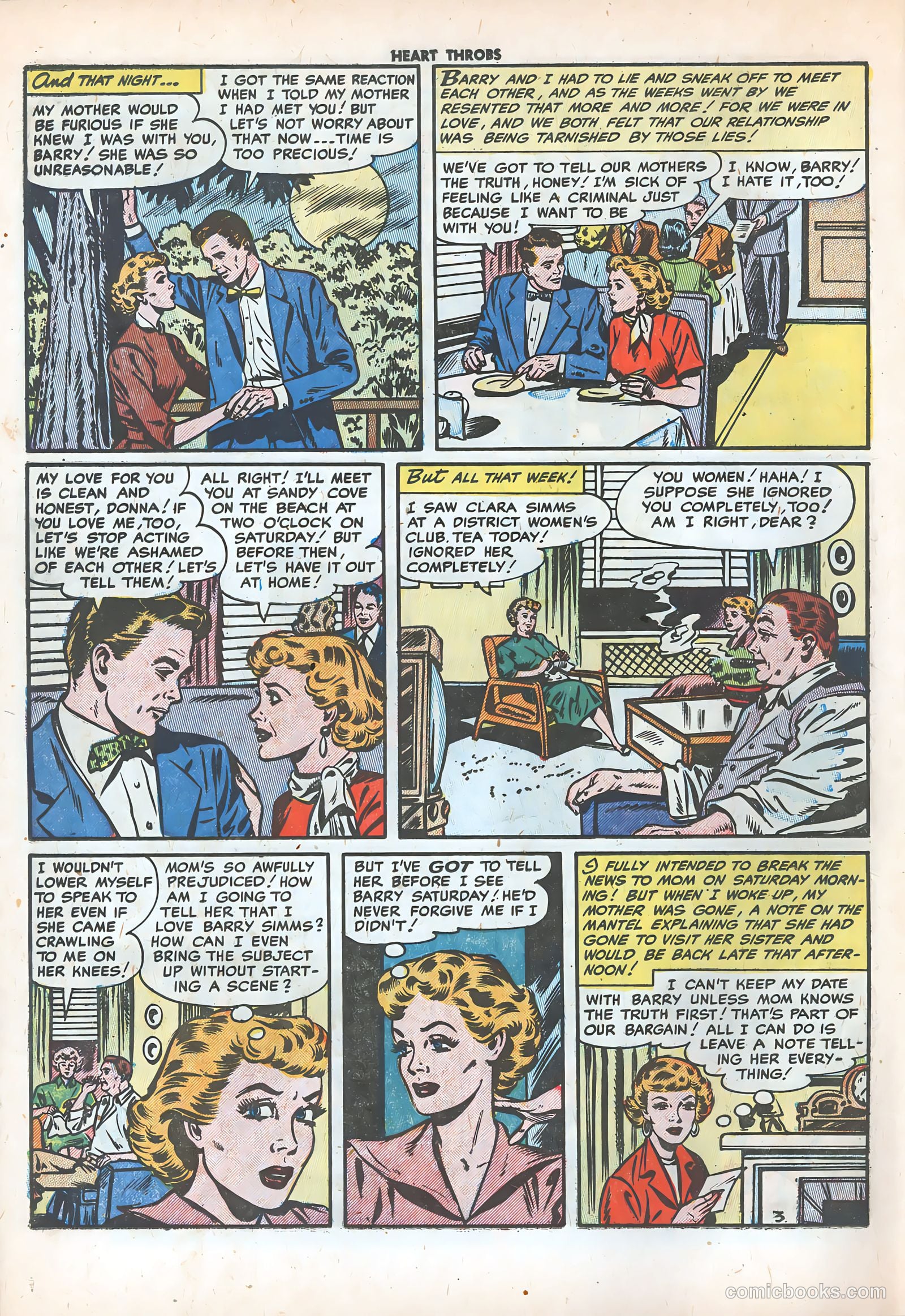 Heart Throbs #28 (1954) — page 14 of 37