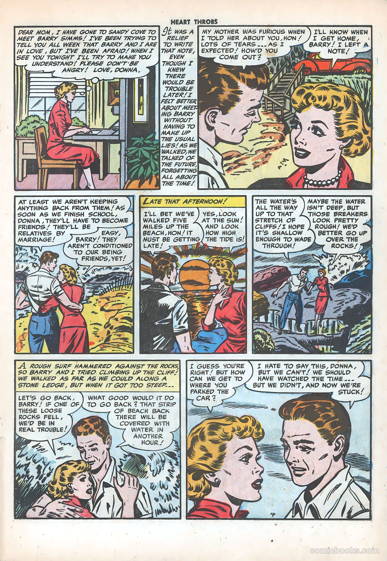 Heart Throbs #28 (1954) — page 15 of 37