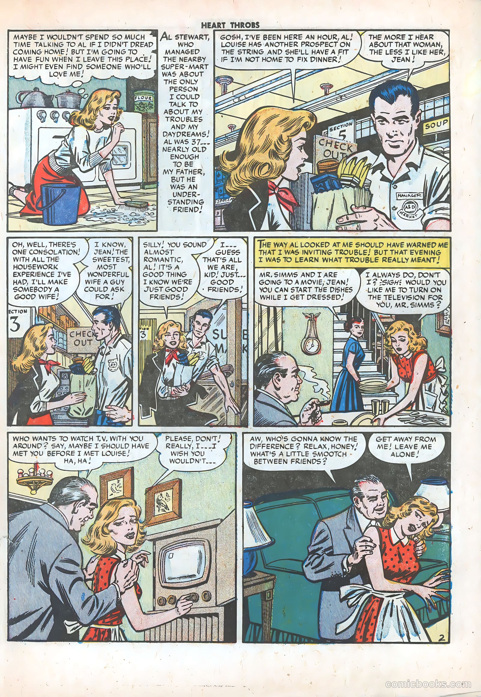 Heart Throbs #28 (1954) — page 19 of 37