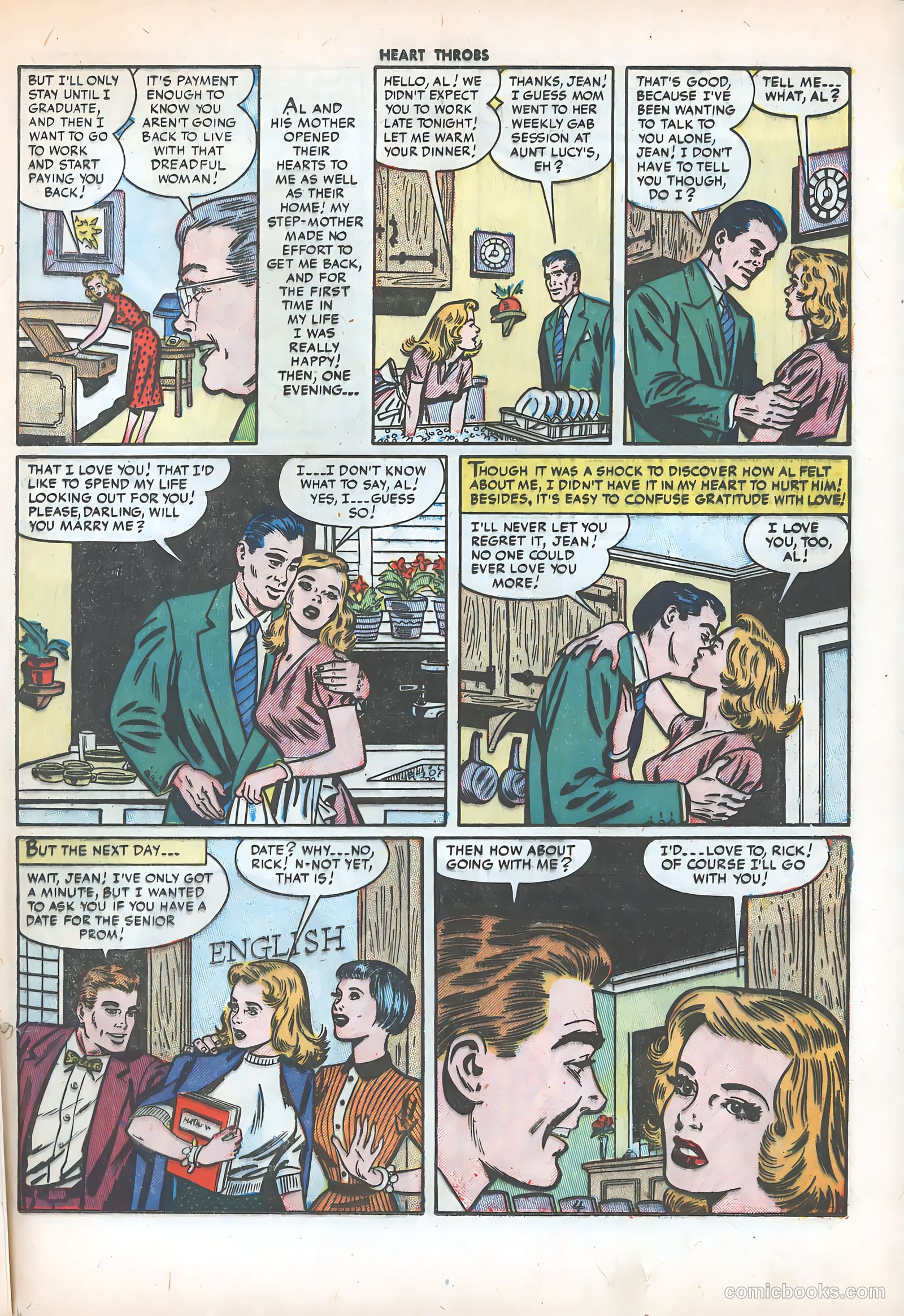 Heart Throbs #28 (1954) — page 21 of 37