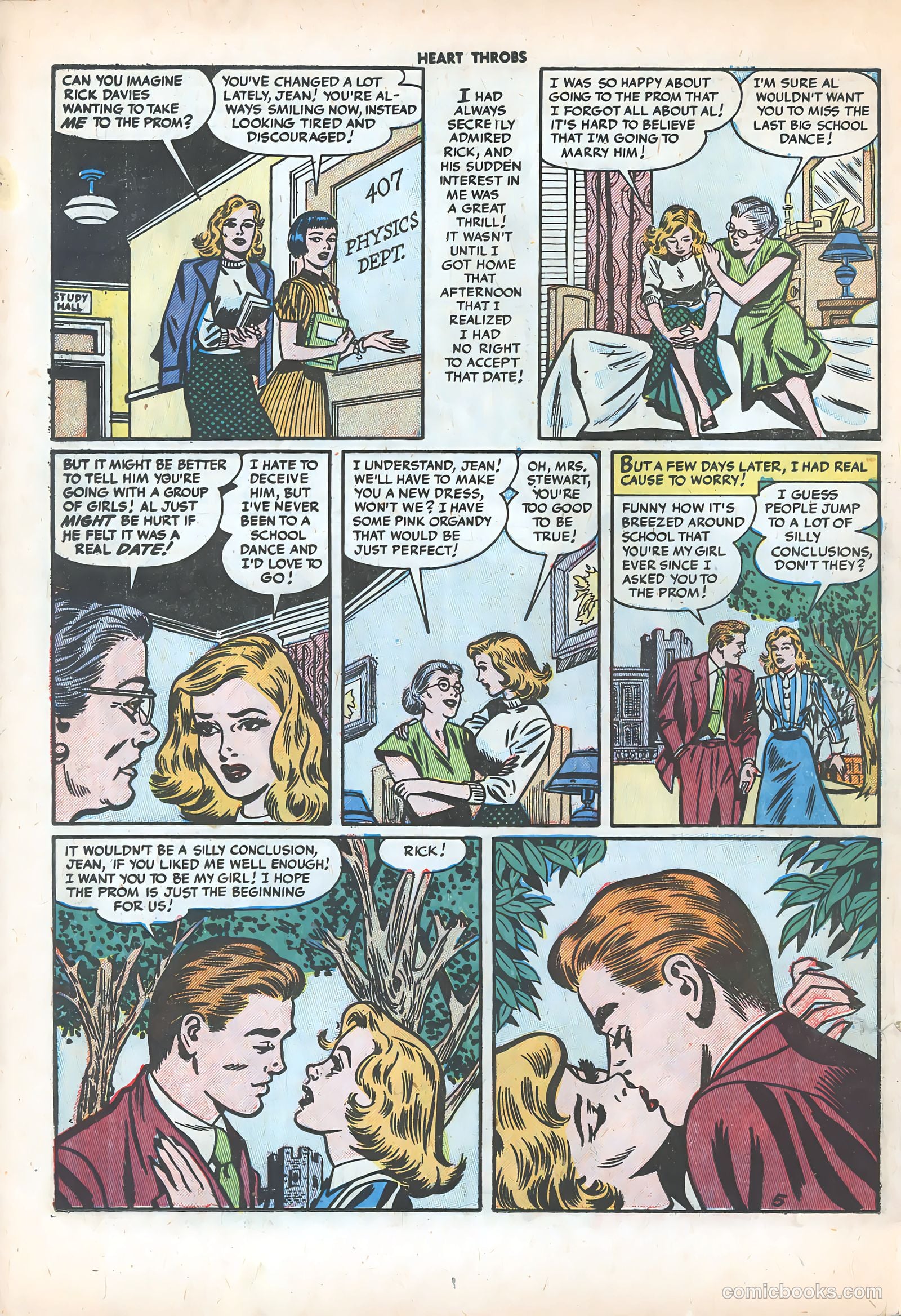 Heart Throbs #28 (1954) — page 22 of 37