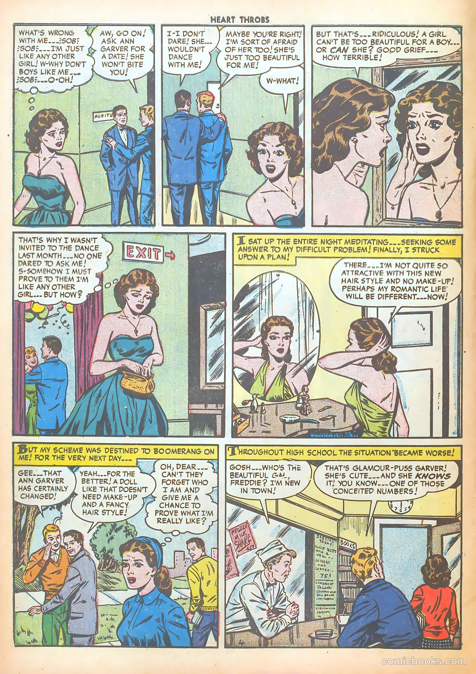 Heart Throbs #29 (1954) — page 6 of 37