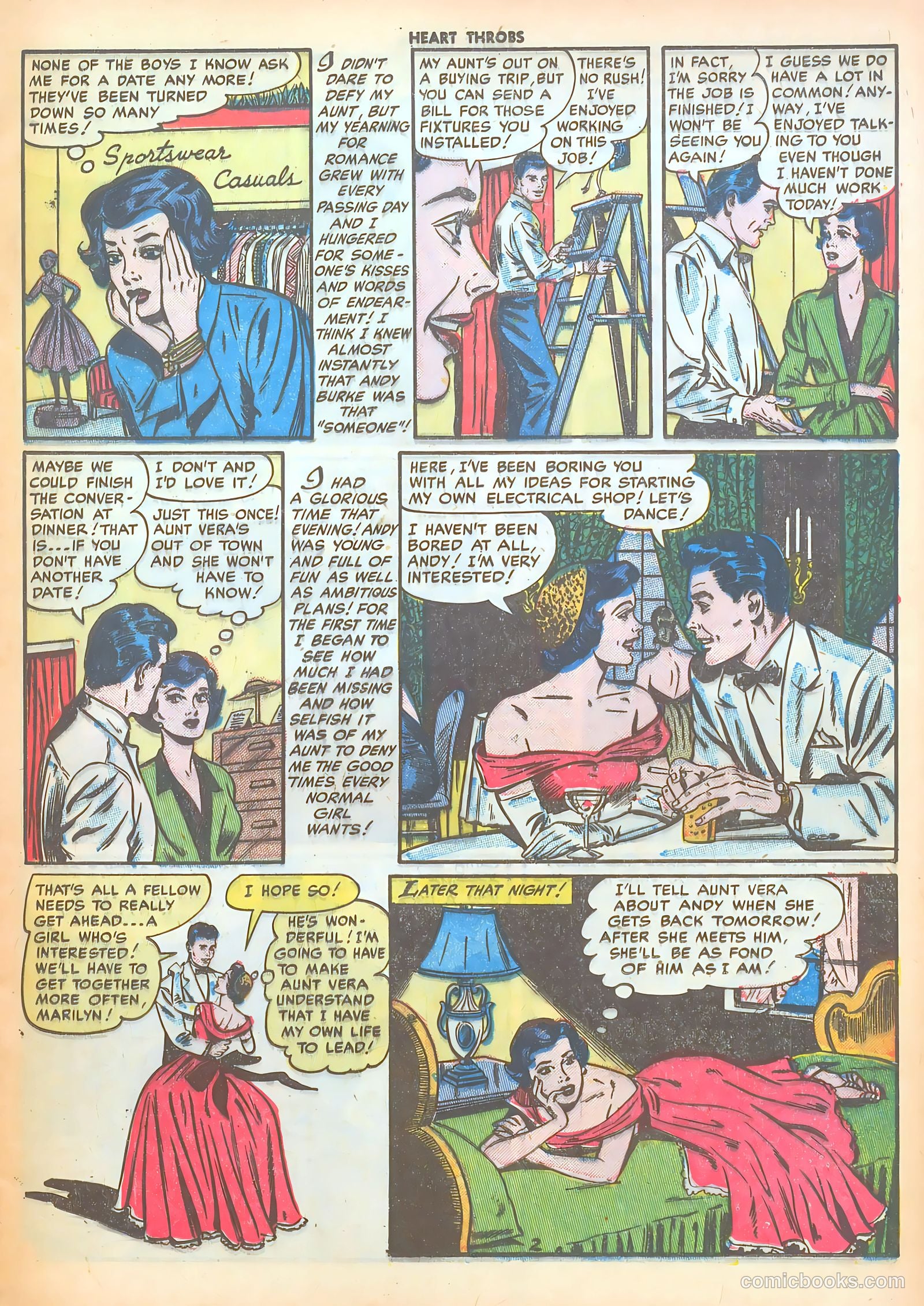 Heart Throbs #29 (1954) — page 13 of 37