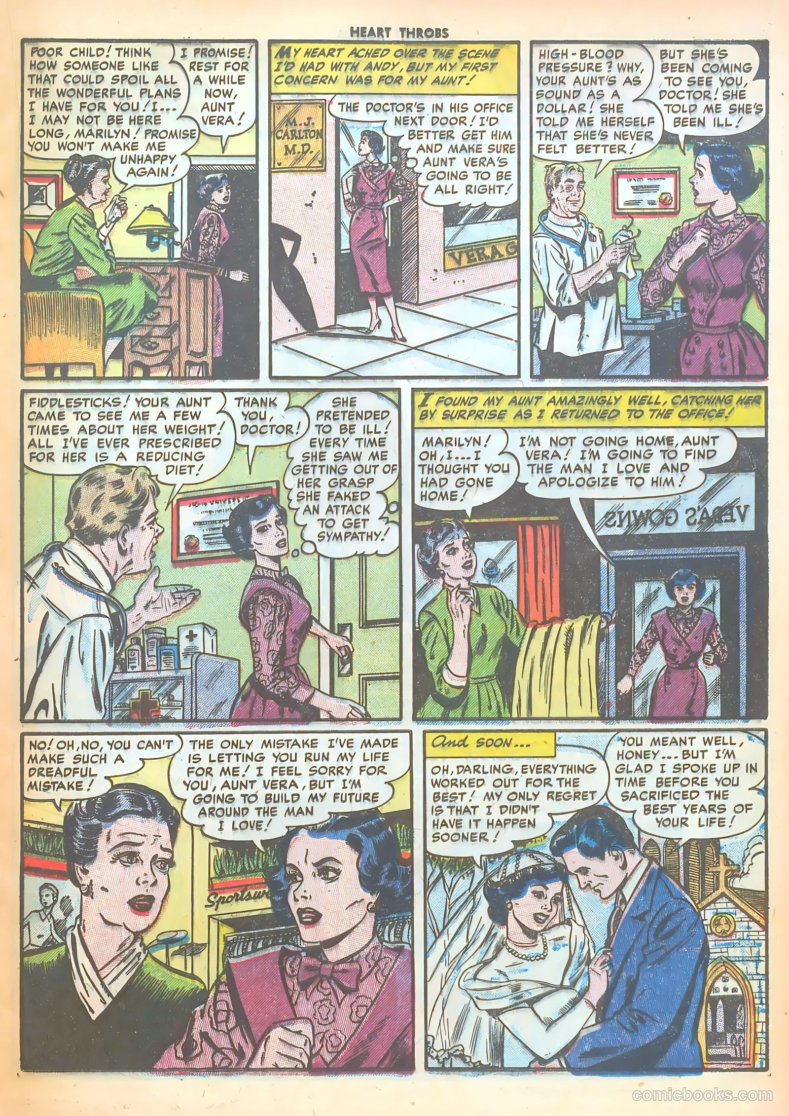 Heart Throbs #29 (1954) — page 17 of 37