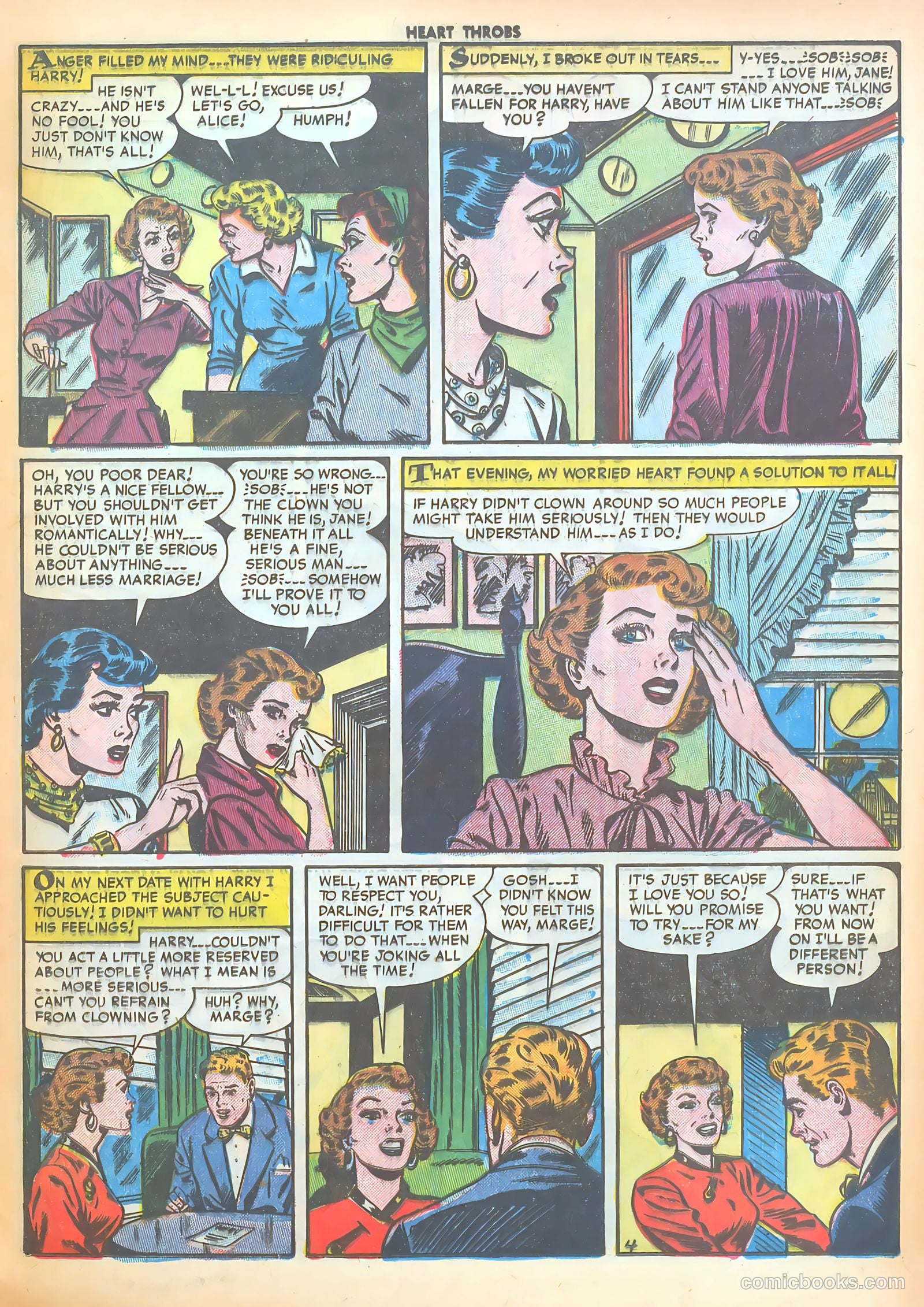 Heart Throbs #29 (1954) — page 21 of 37