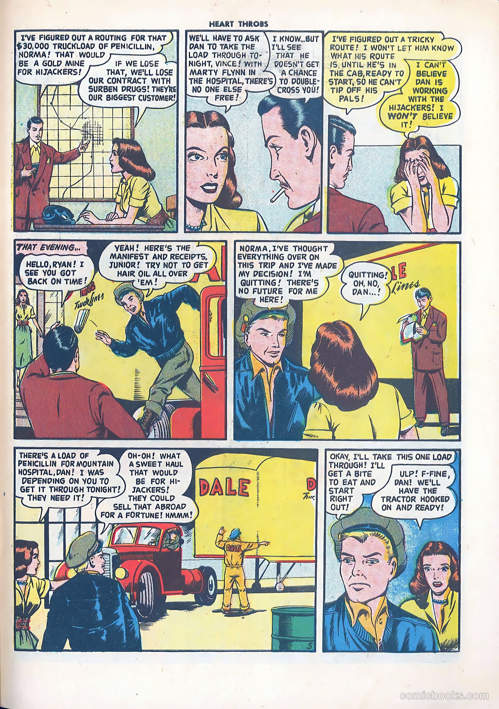Heart Throbs #3 (1949) — page 31 of 36