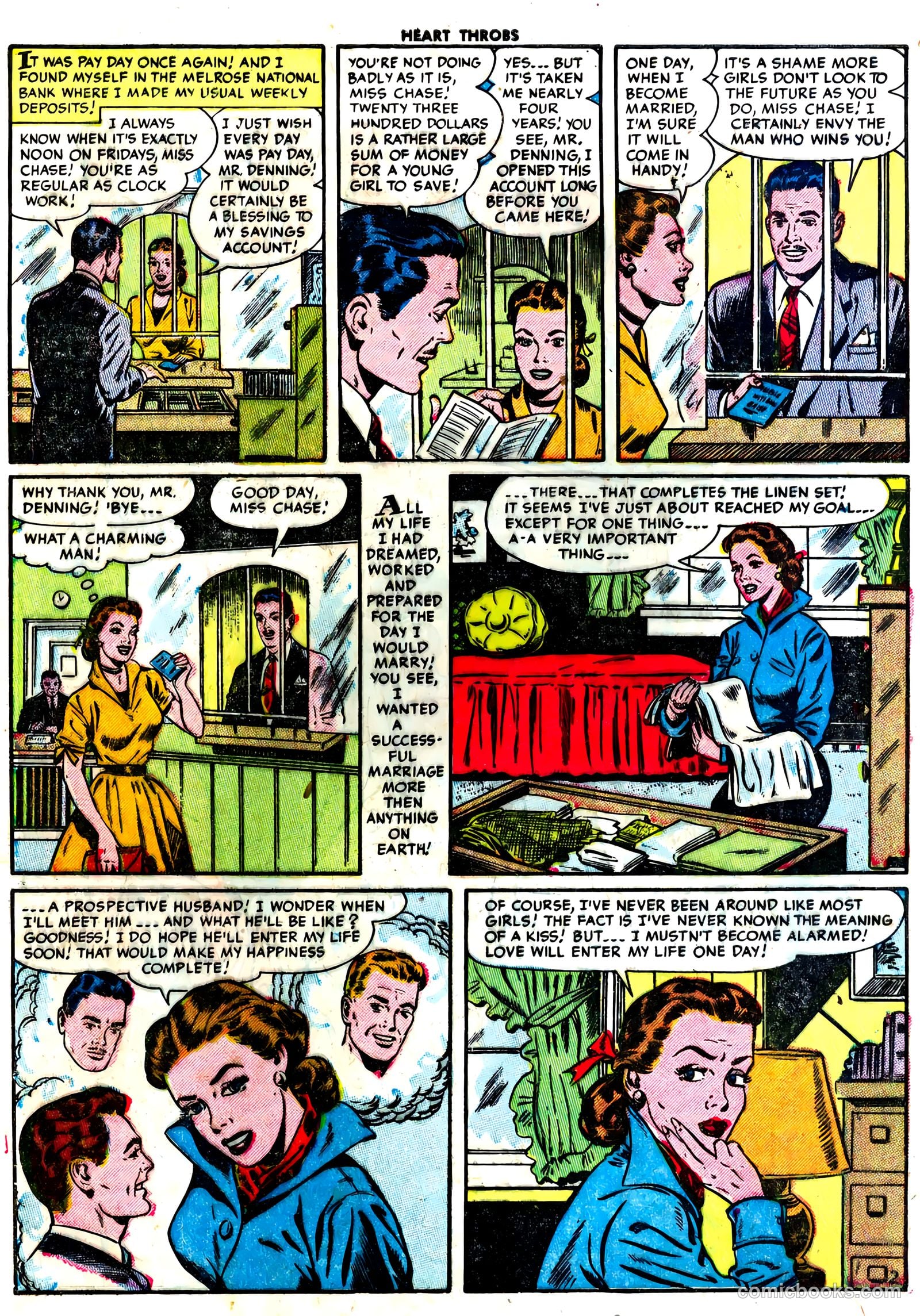 Heart Throbs #30 (1954) — page 4 of 36