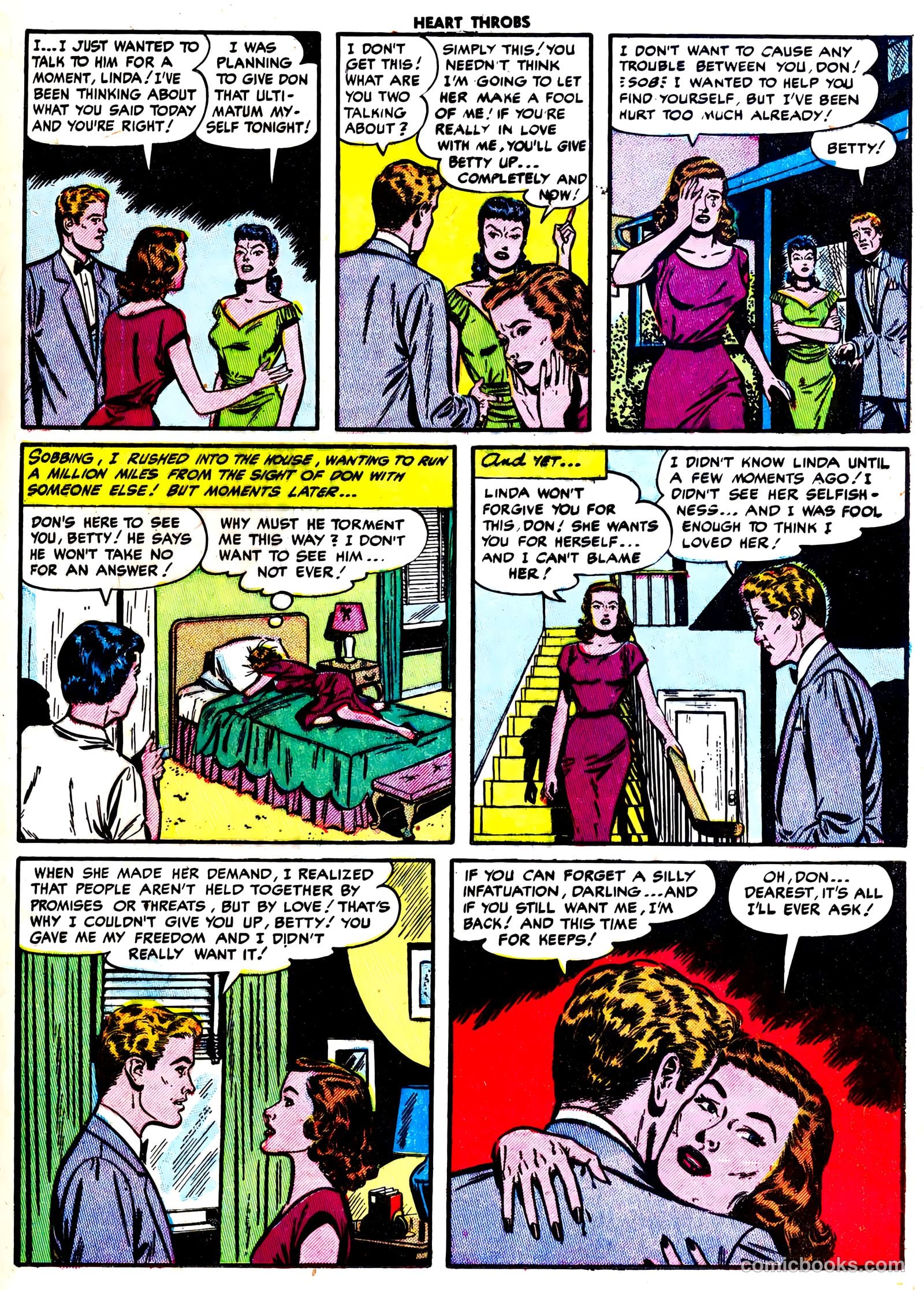 Heart Throbs #30 (1954) — page 17 of 36