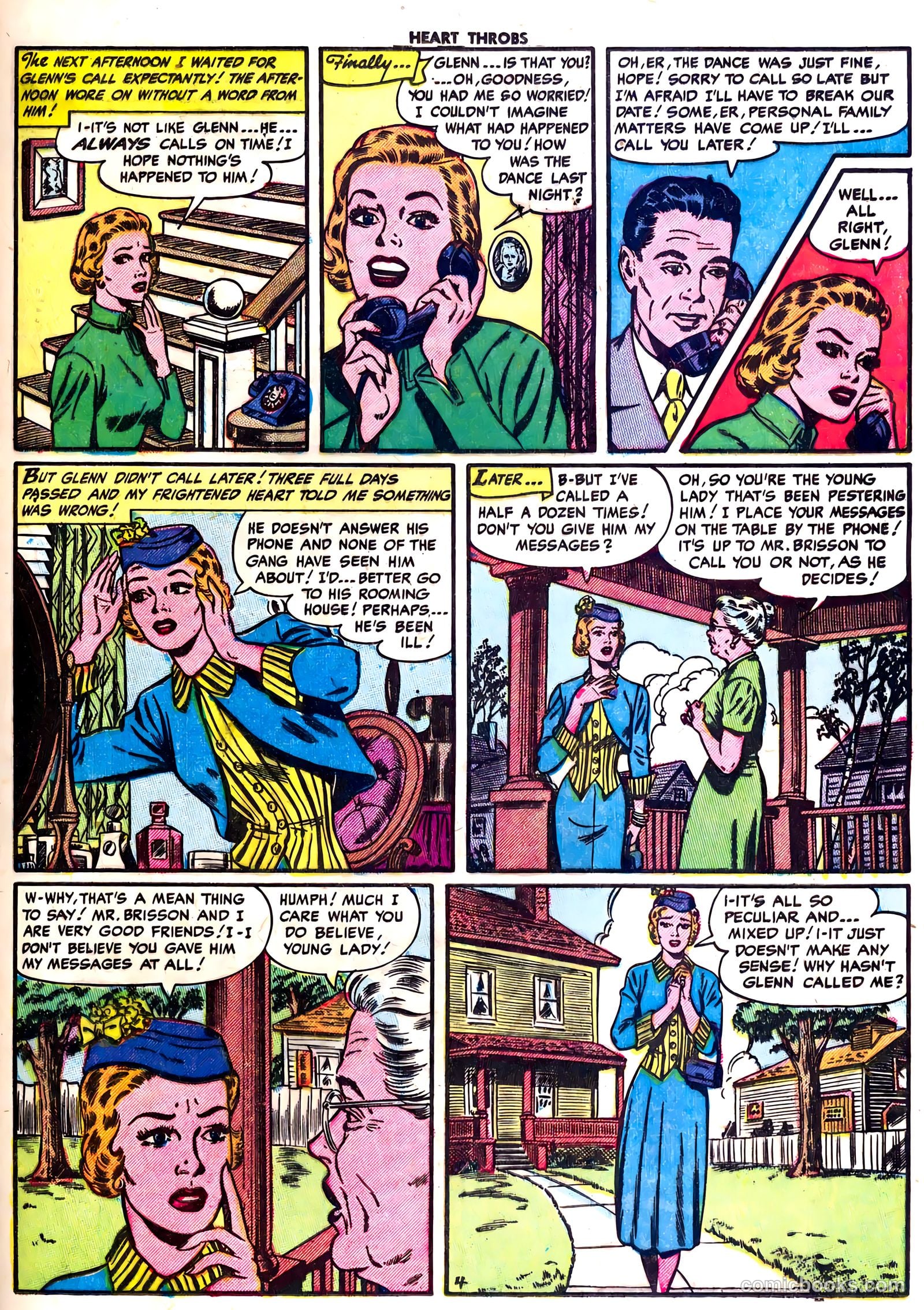 Heart Throbs #30 (1954) — page 21 of 36