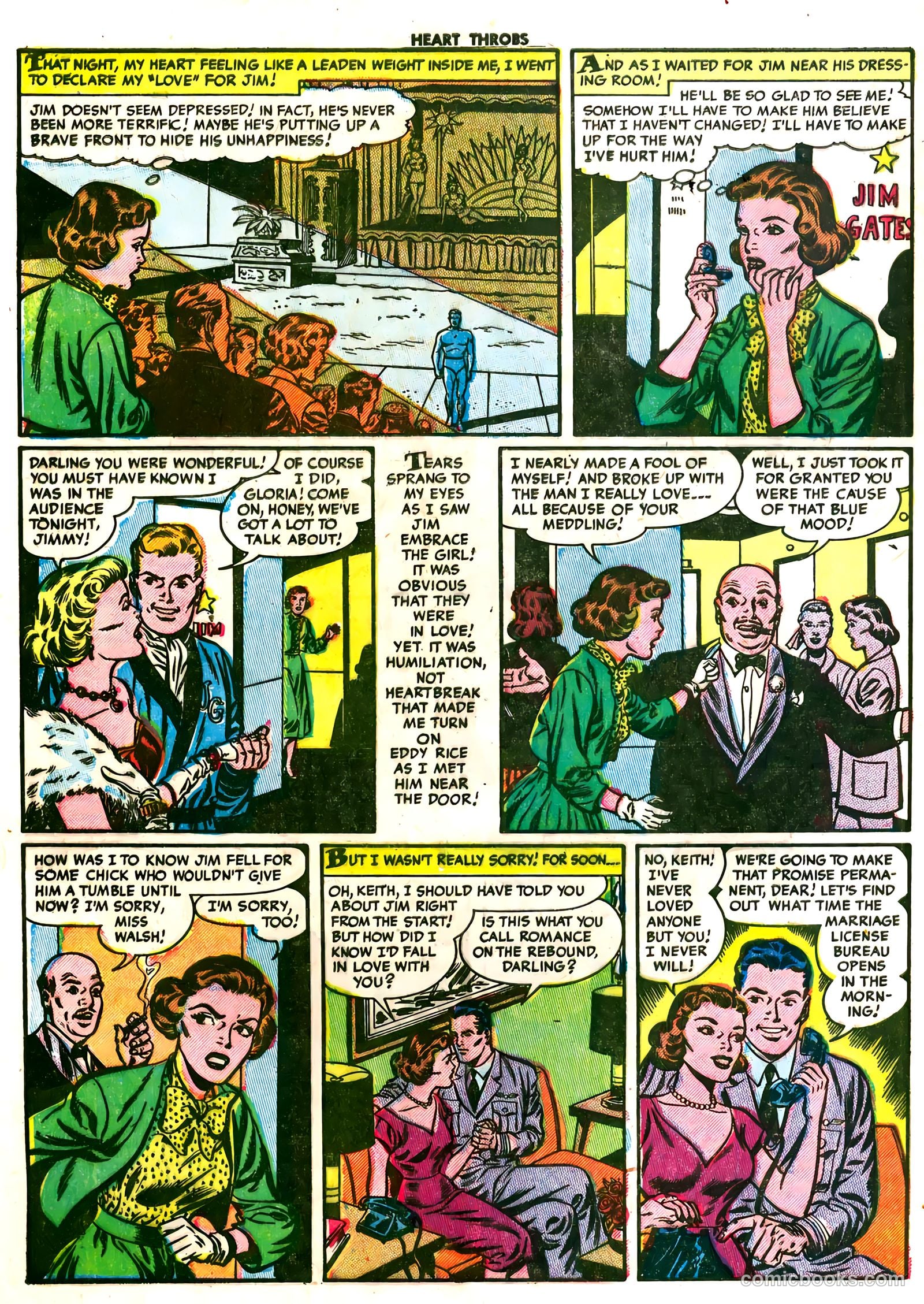 Heart Throbs #30 (1954) — page 32 of 36