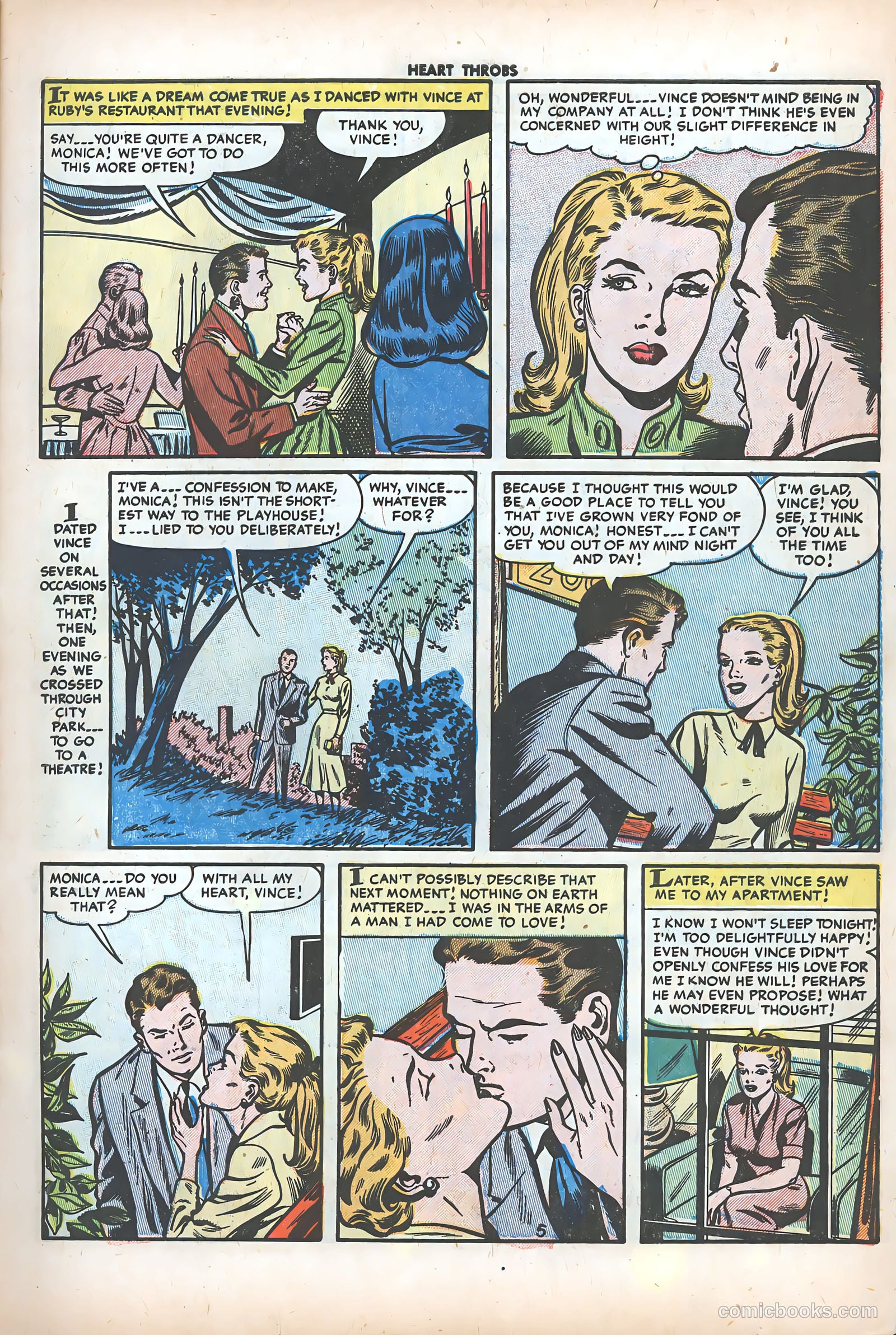 Heart Throbs #31 (1954) — page 7 of 37